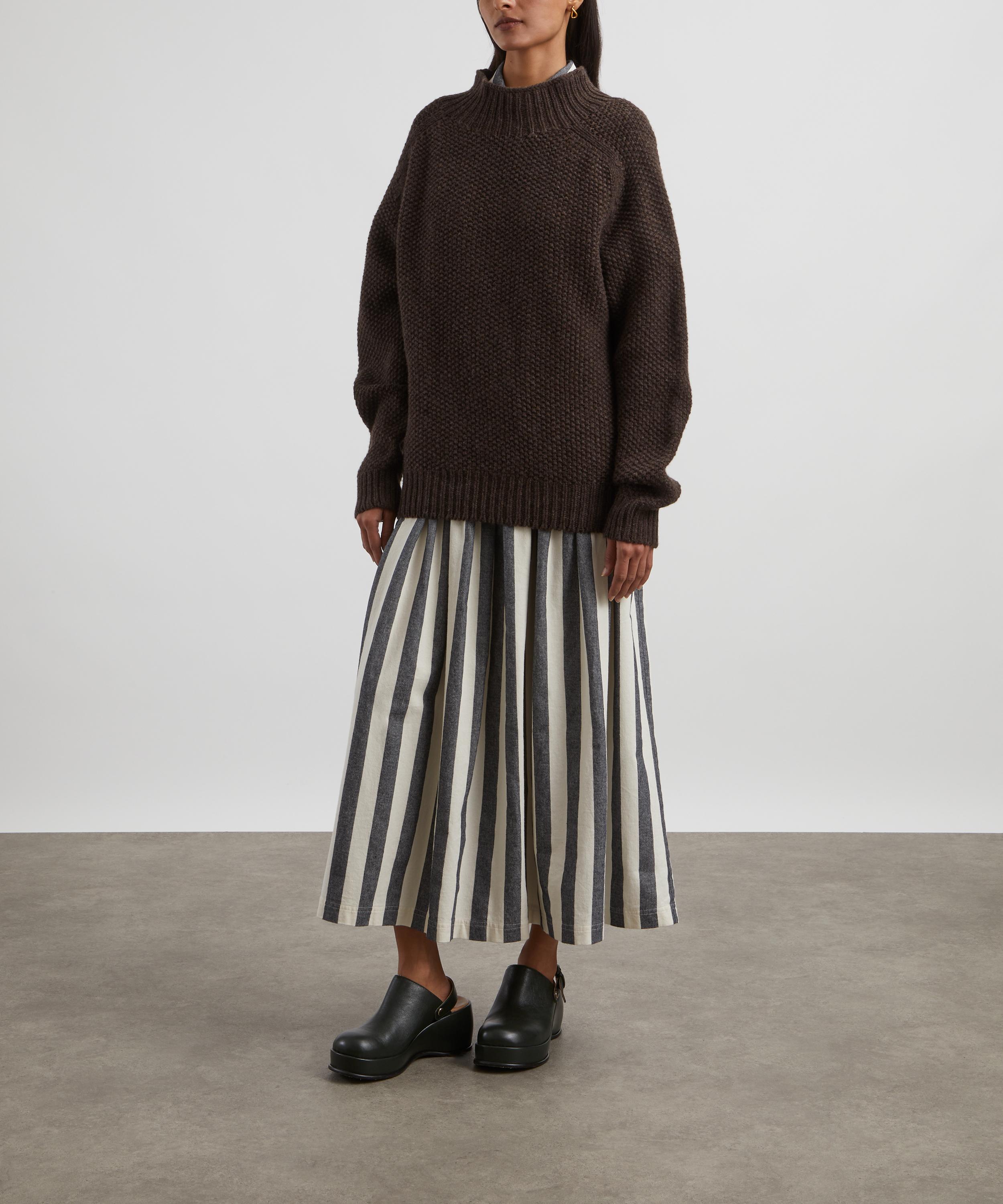 YMC - Loretta Moss-Stitch Wool Jumper image number 1