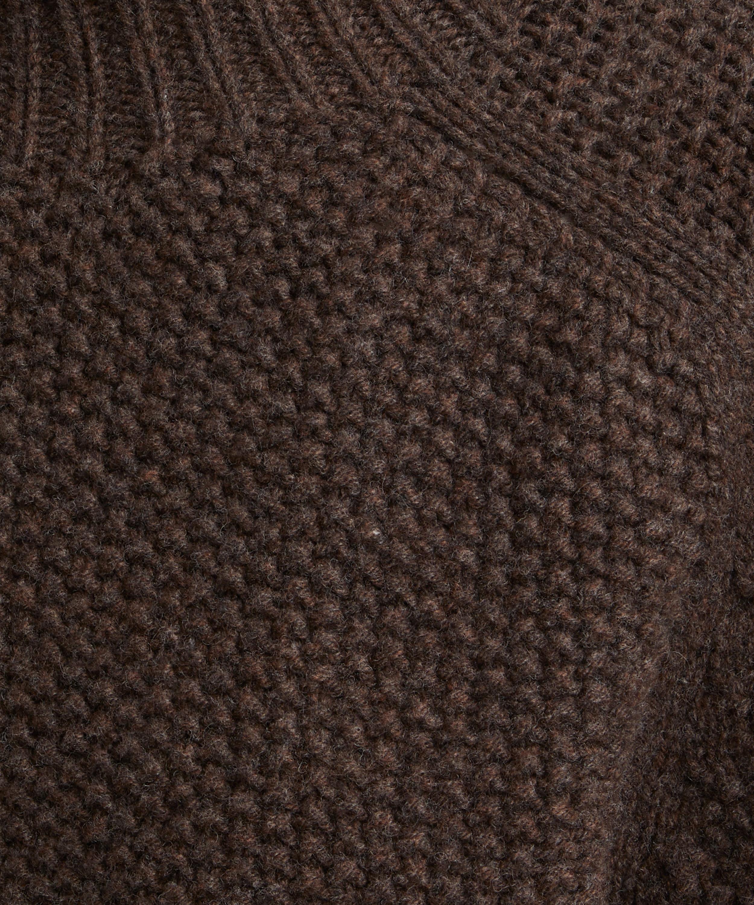 YMC - Loretta Moss-Stitch Wool Jumper image number 4