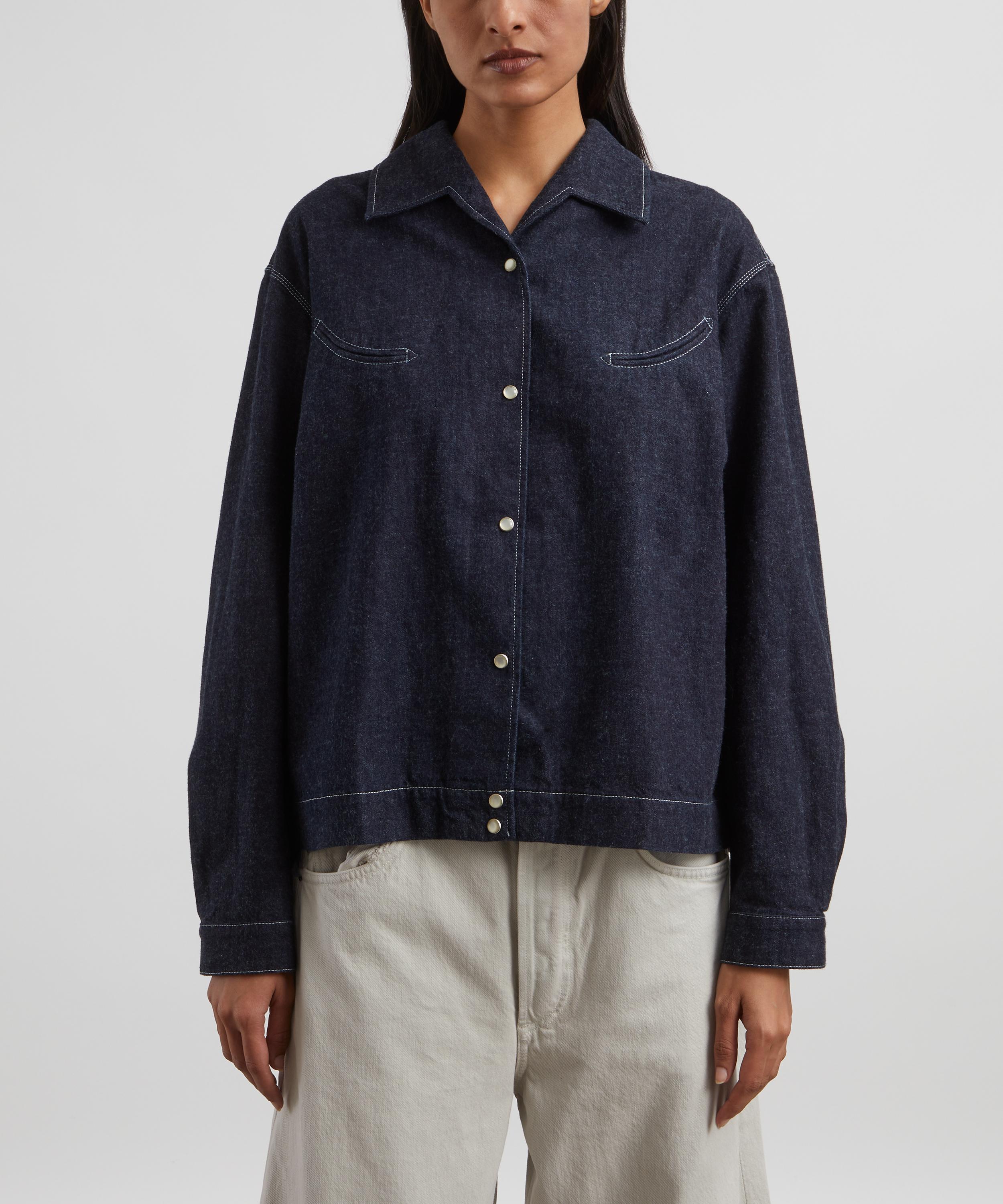 YMC - Indigo Wanda Shirt image number 2