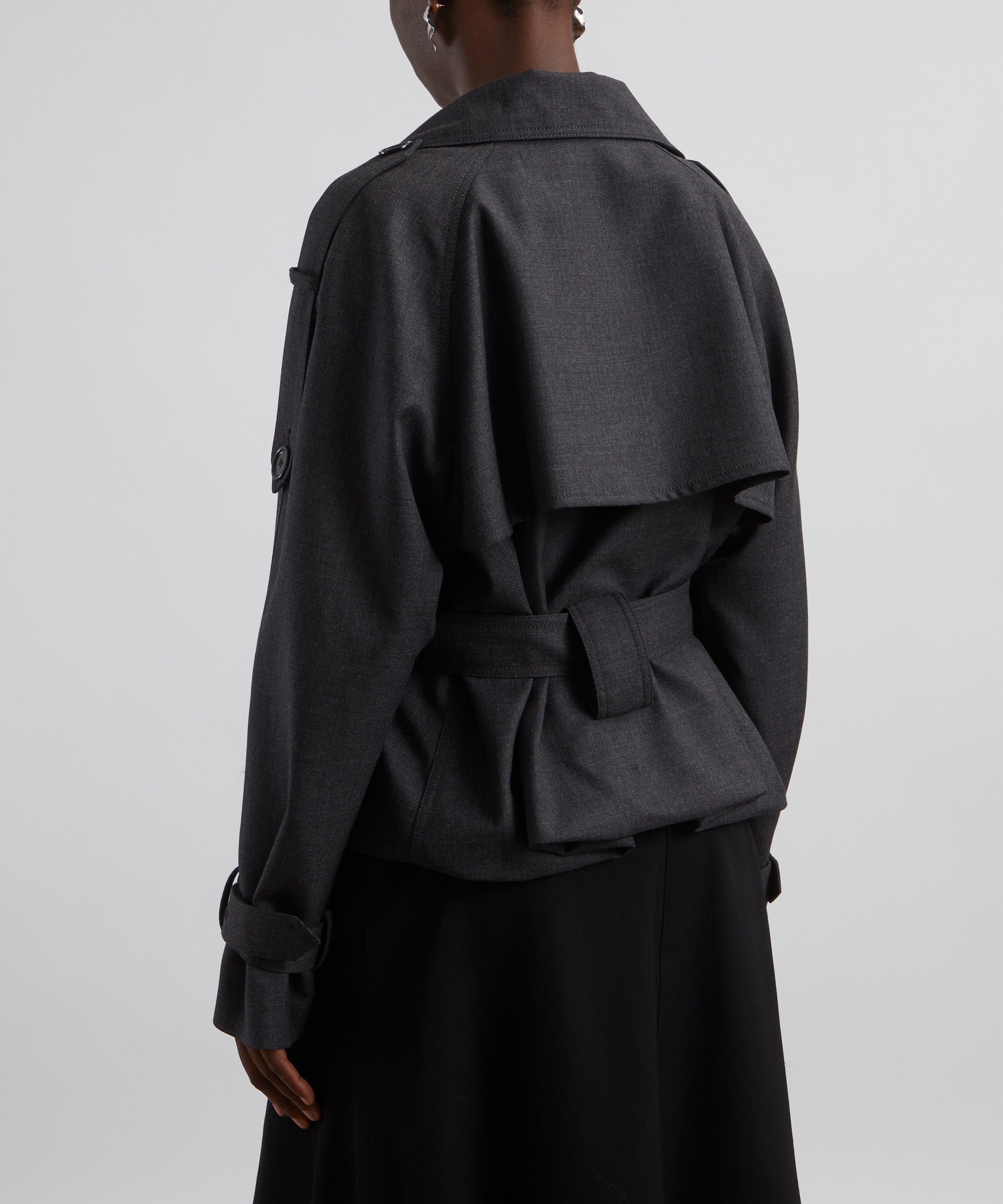 Acne Studios - Belted Double-Breasted Jacket image number 3