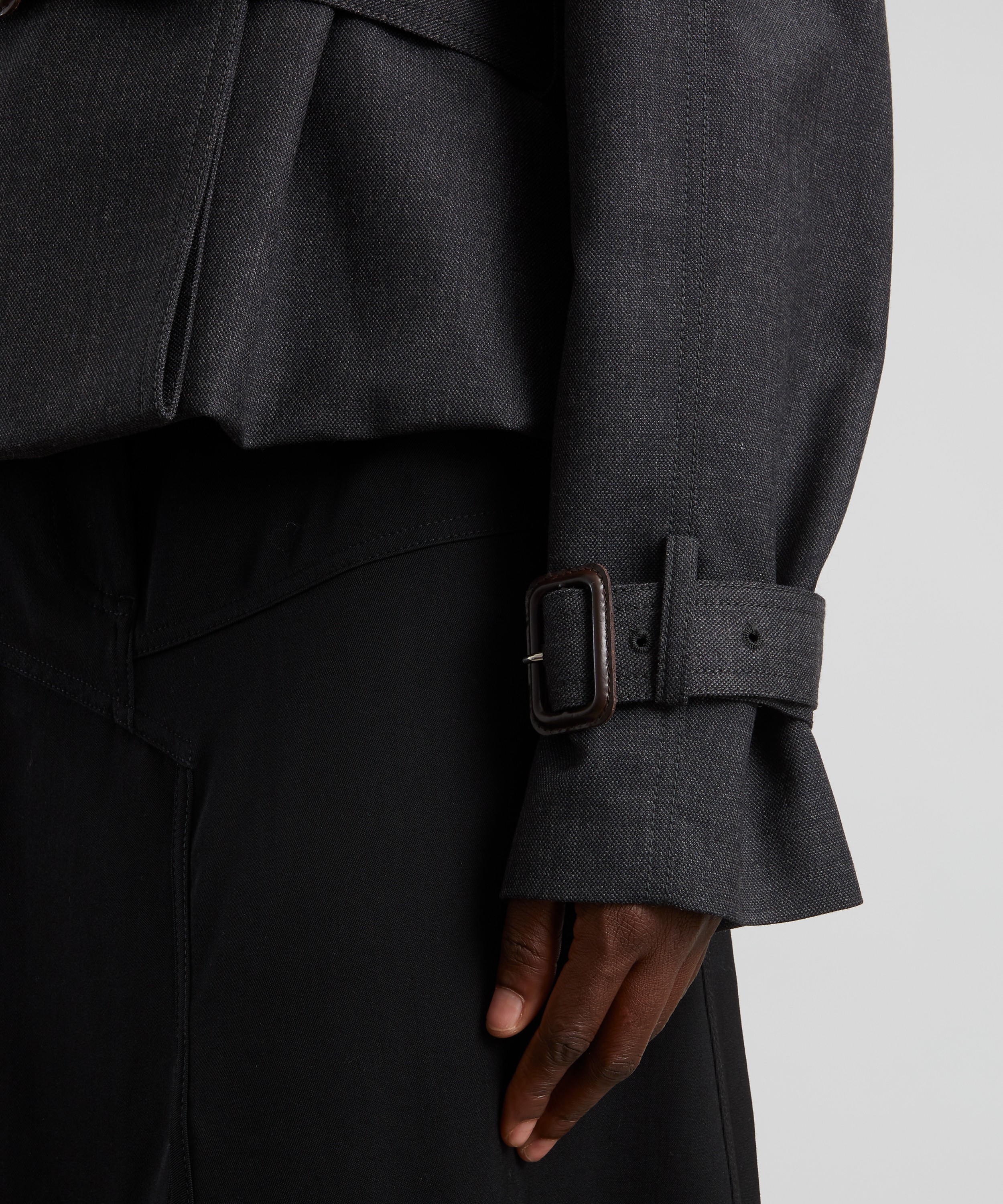 Acne Studios - Belted Double-Breasted Jacket image number 4