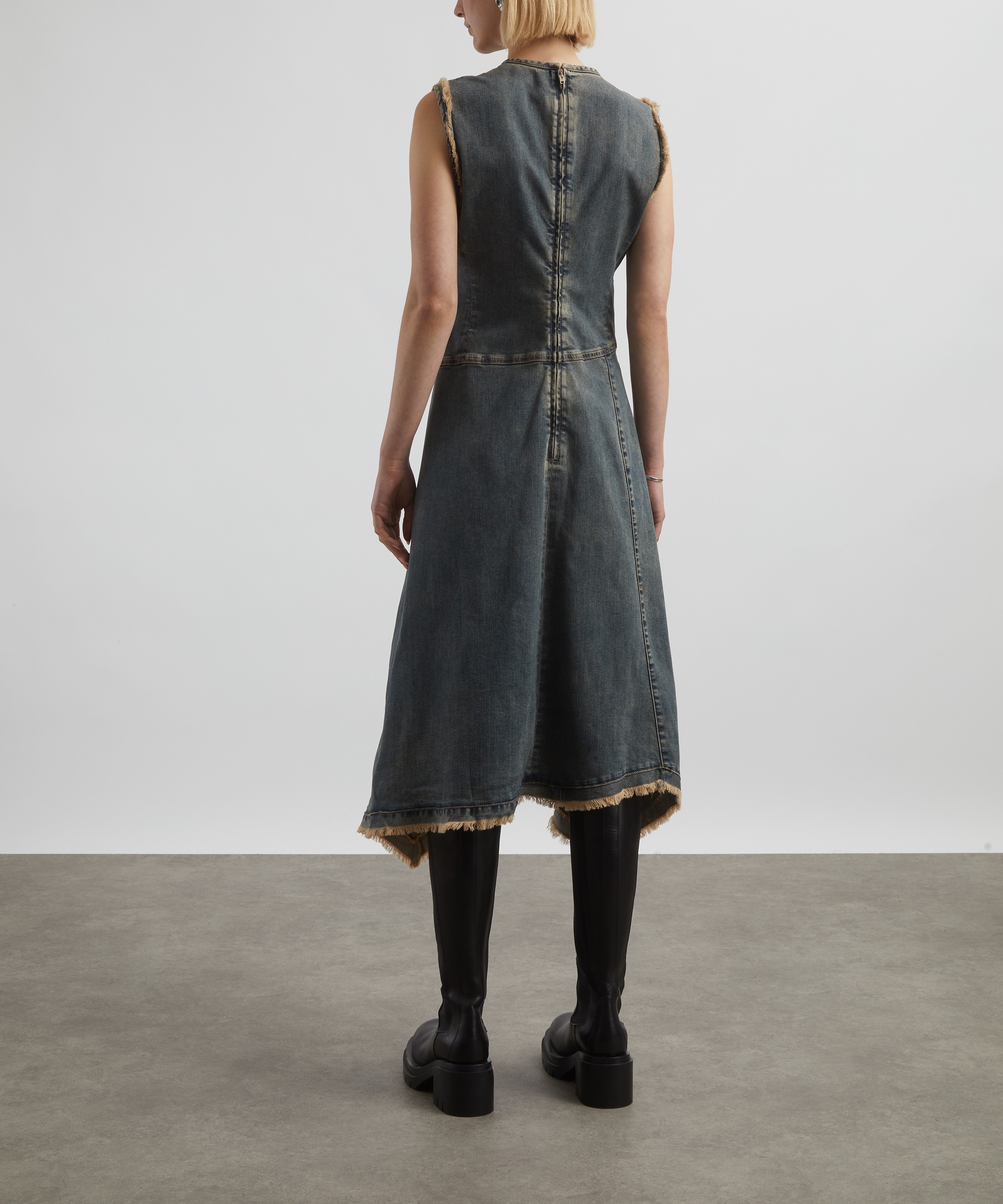 Acne Studios - Sleeveless Denim Dress image number 3