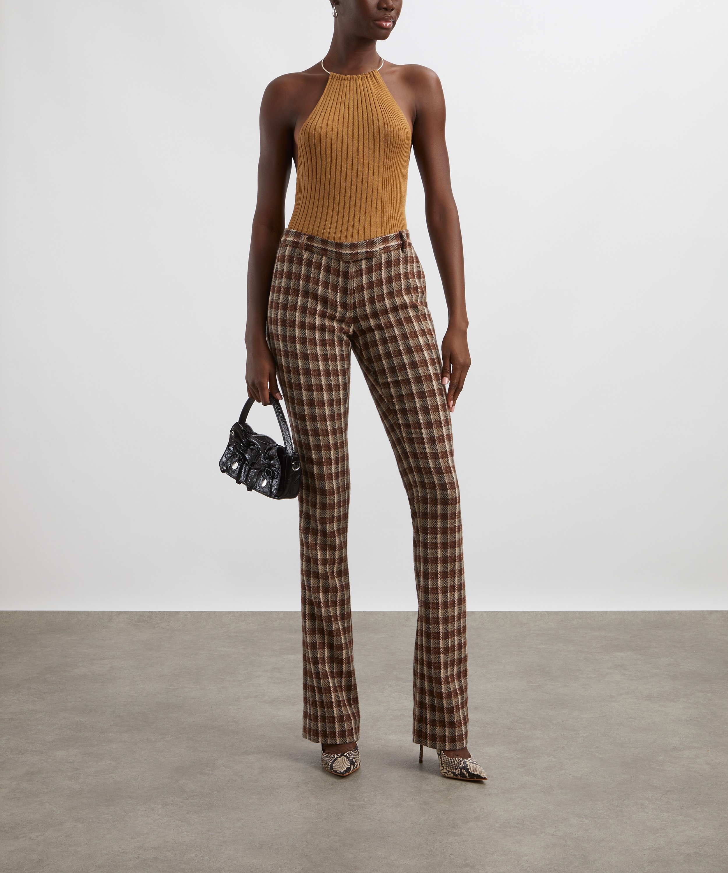 Acne Studios - Check Tailored Trousers image number 1