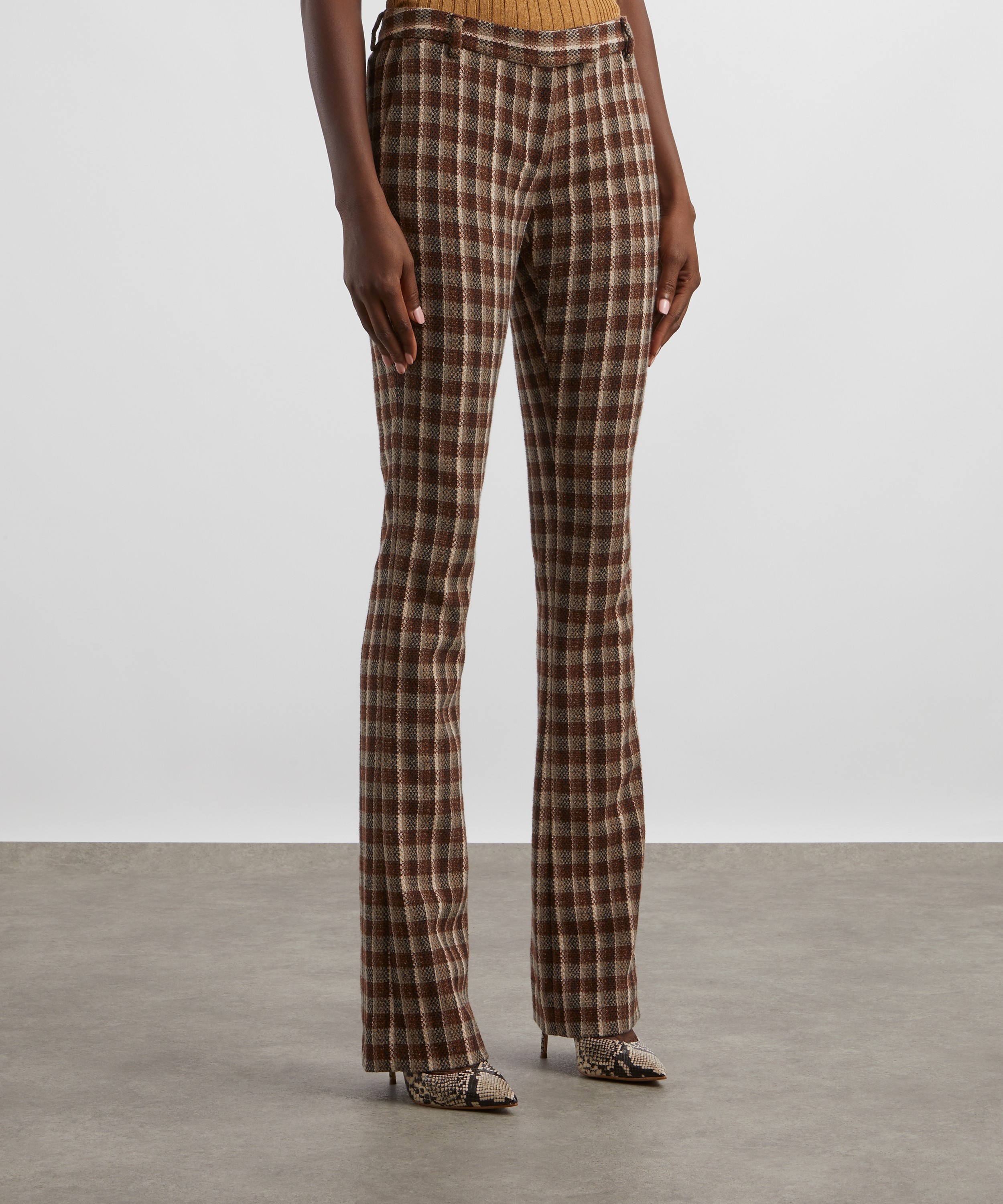 Acne Studios - Check Tailored Trousers image number 2