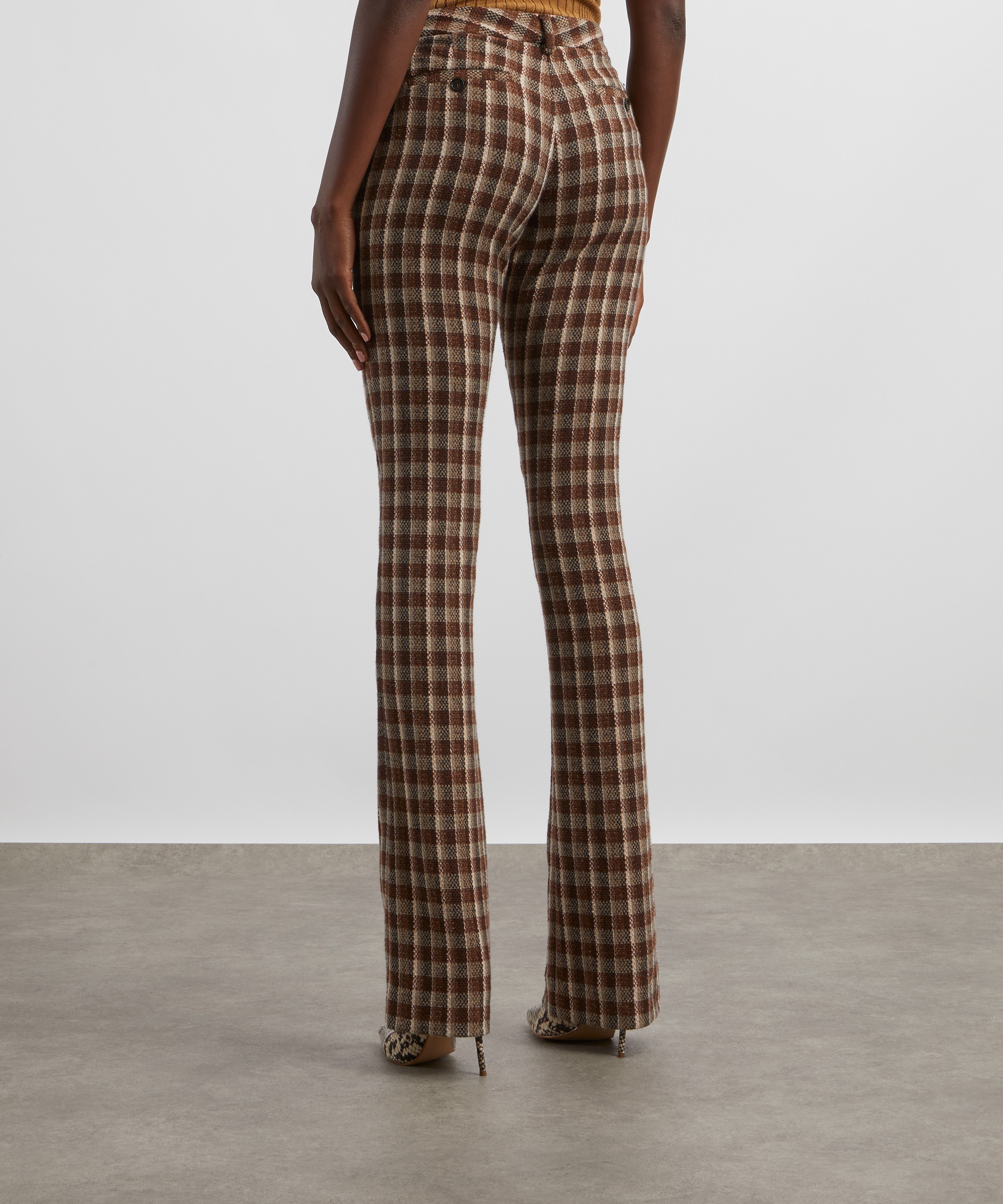 Acne Studios - Check Tailored Trousers image number 3