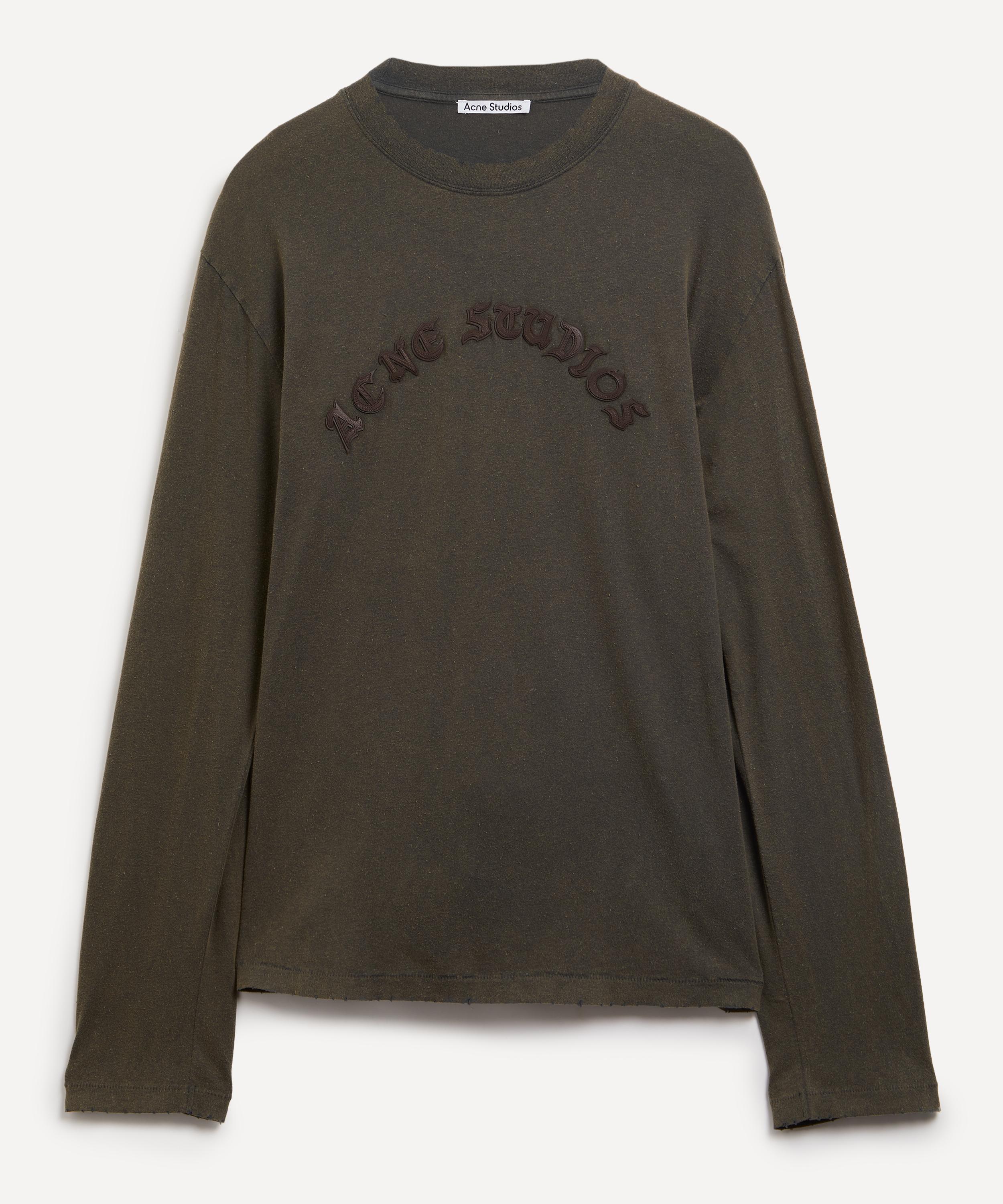 Acne Studios - Logo Long Sleeve T-Shirt image number 0