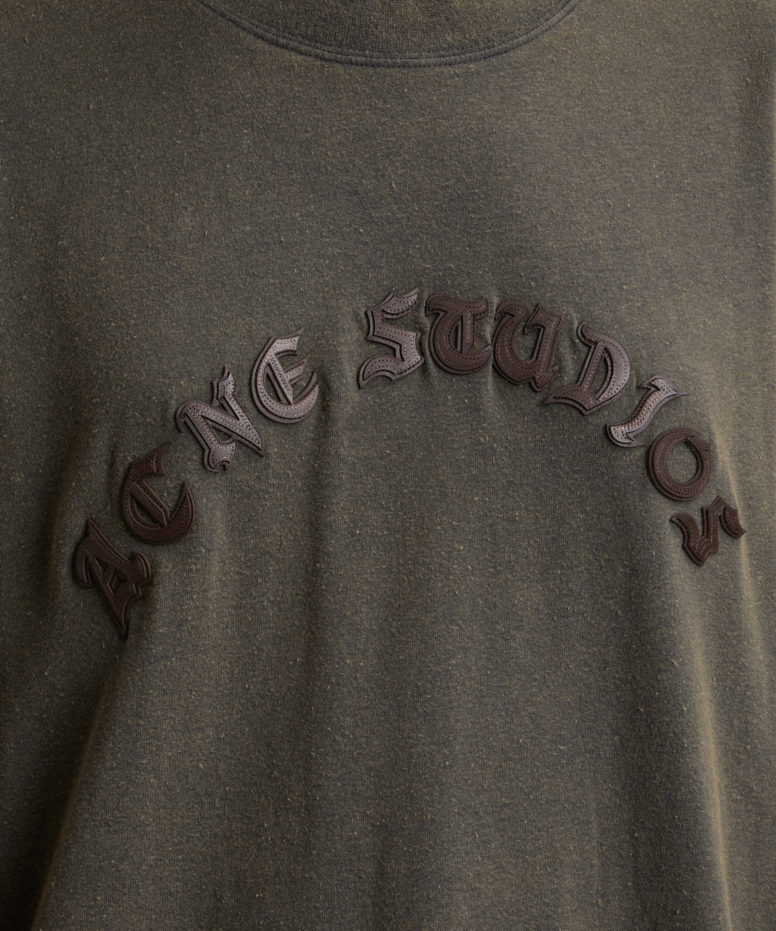 Acne Studios - Logo Long Sleeve T-Shirt image number 4