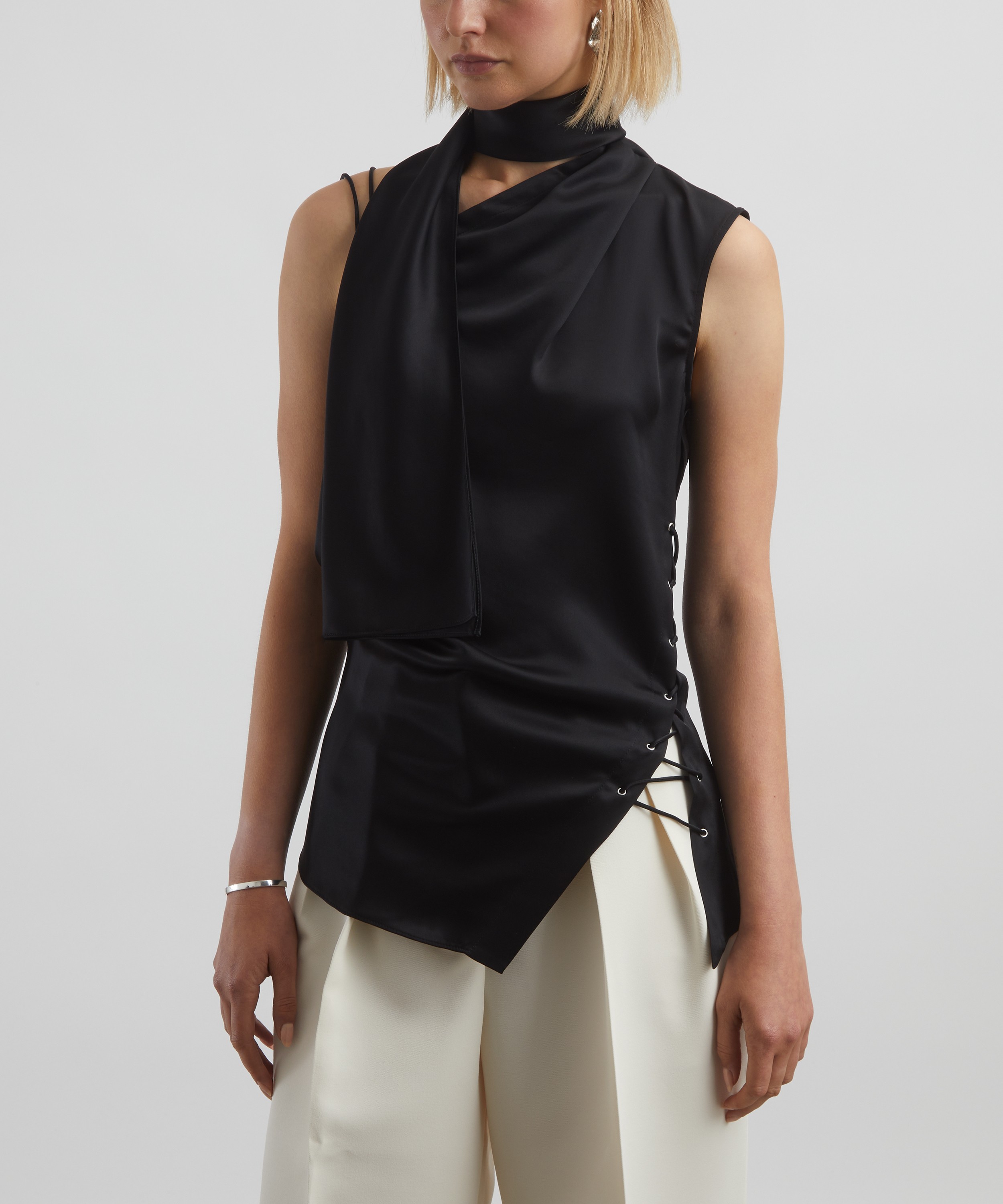 Acne Studios - Fringe Wrap Blouse image number 2