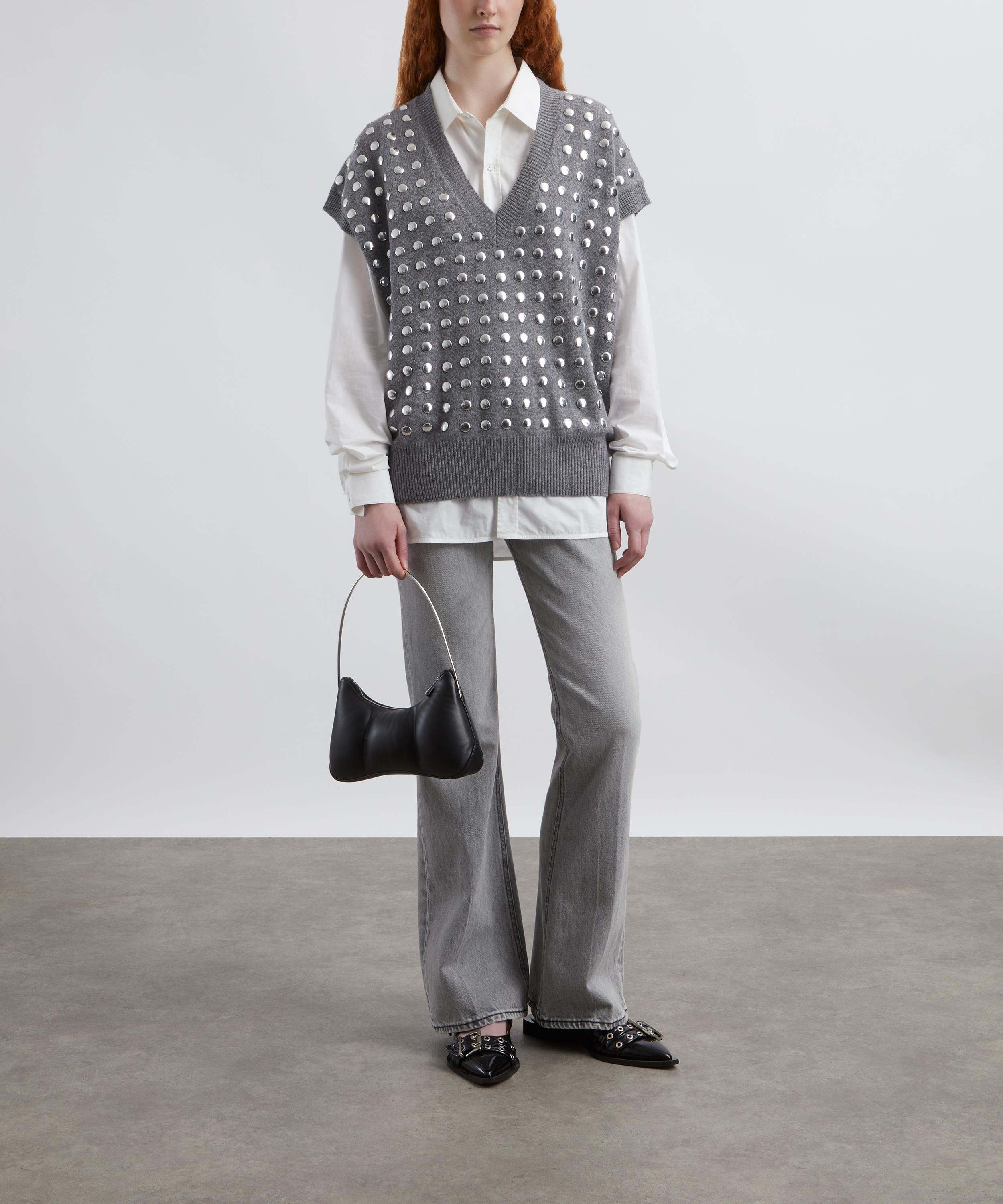 GOOD GRIEF/グッドグリーフ】Border Zip Knit TOP（ニット