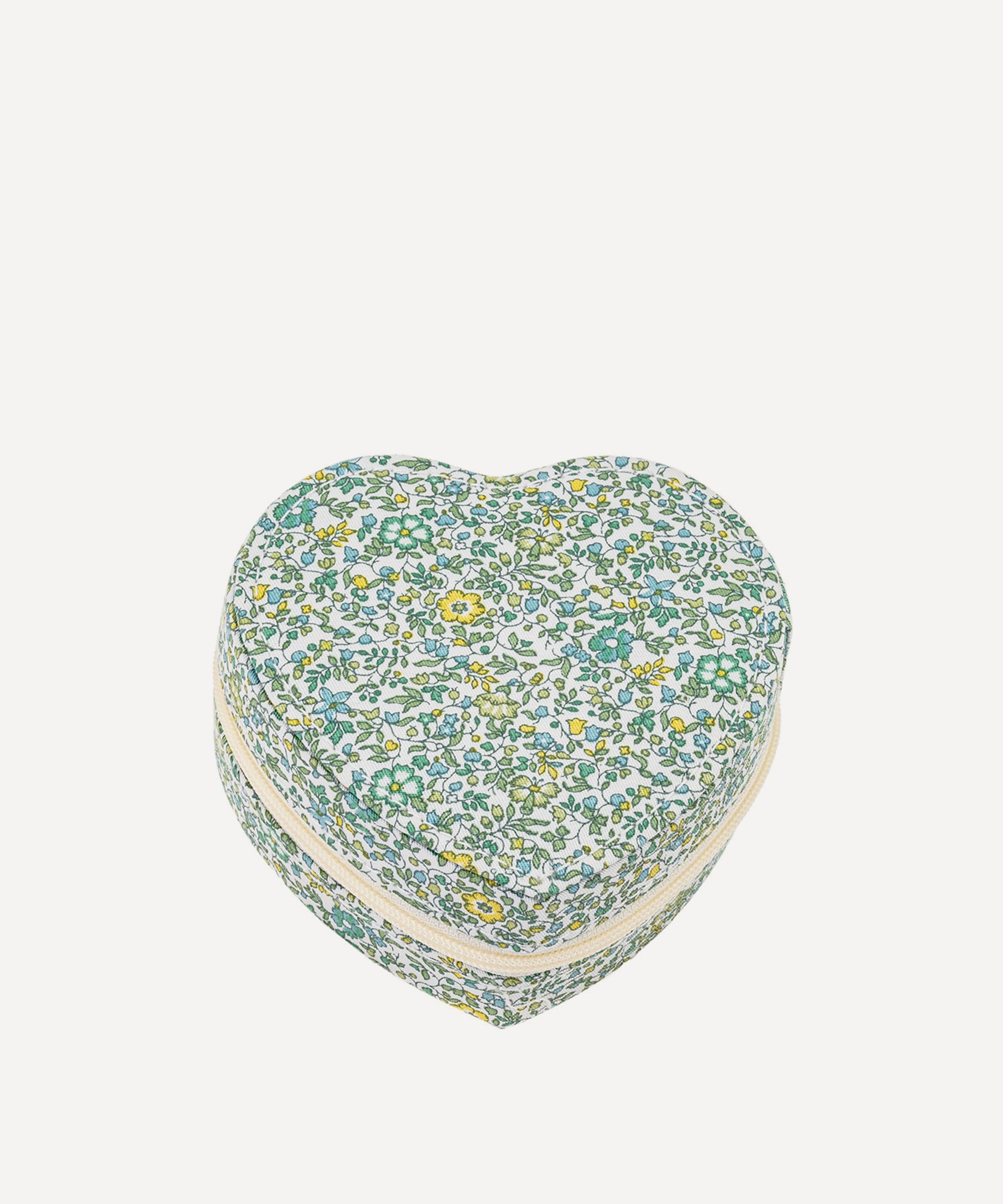 Bon Dep - Katie and Millie Tana Lawn™ Cotton Heart Jewellery Box image number 0