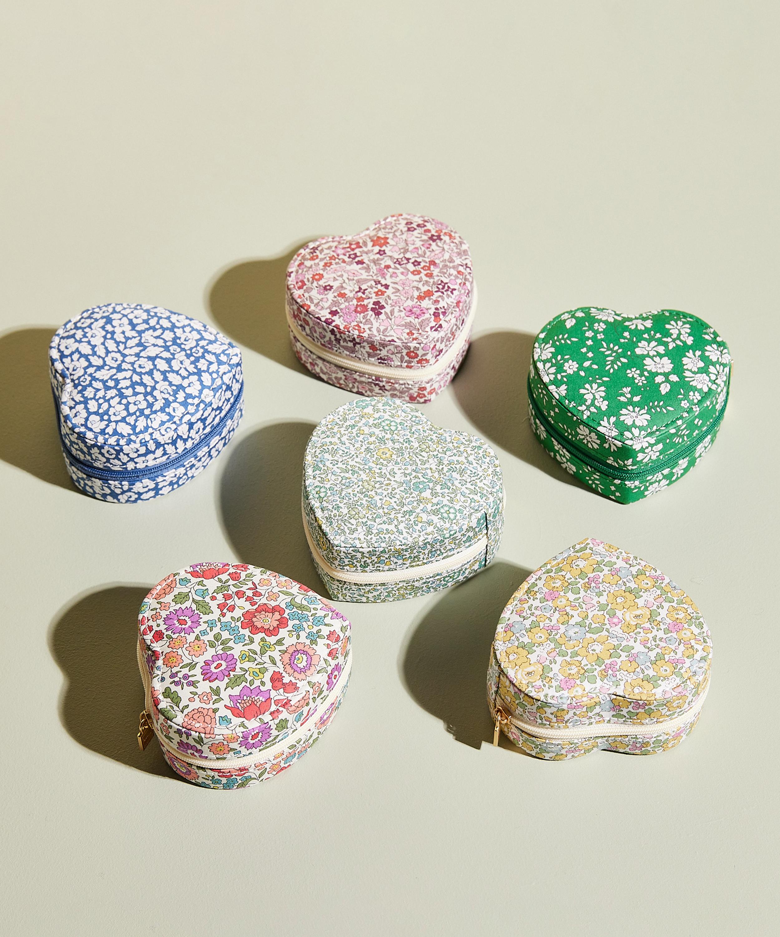 Bon Dep - Katie and Millie Tana Lawn™ Cotton Heart Jewellery Box image number 1