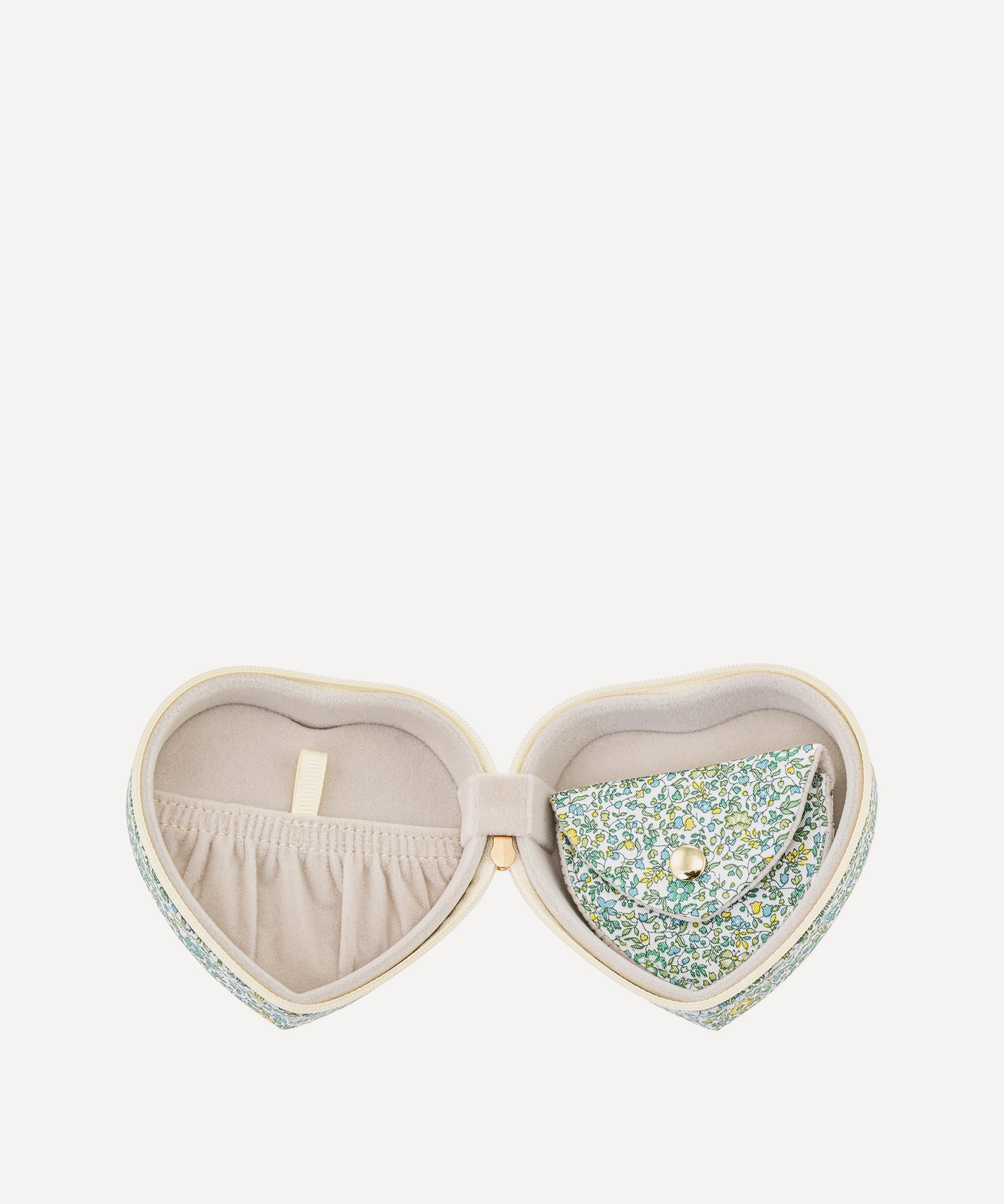 Bon Dep - Katie and Millie Tana Lawn™ Cotton Heart Jewellery Box image number 2