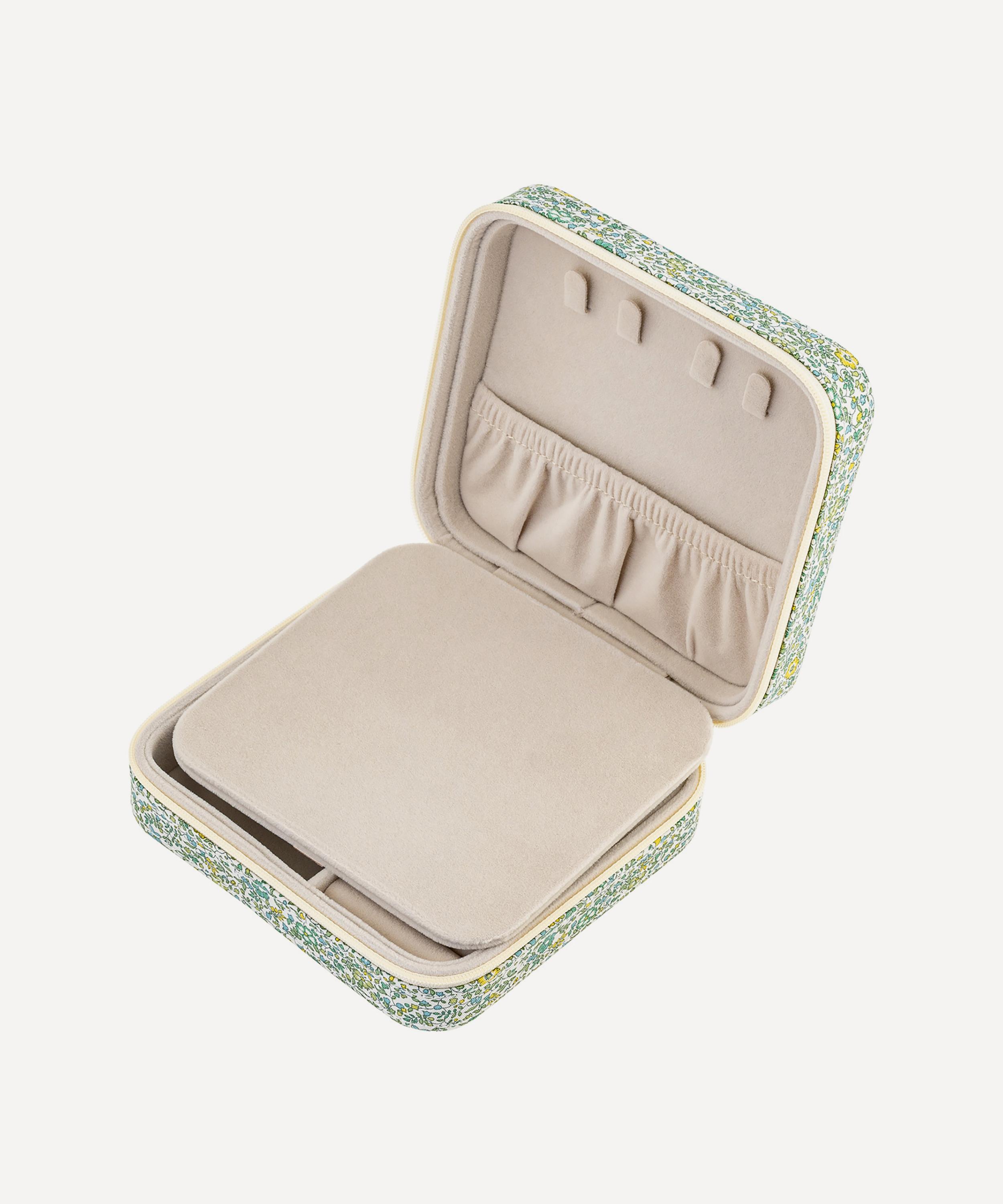 Bon Dep - Katie and Millie Tana Lawn™ Cotton Zipped Jewellery Box image number 2