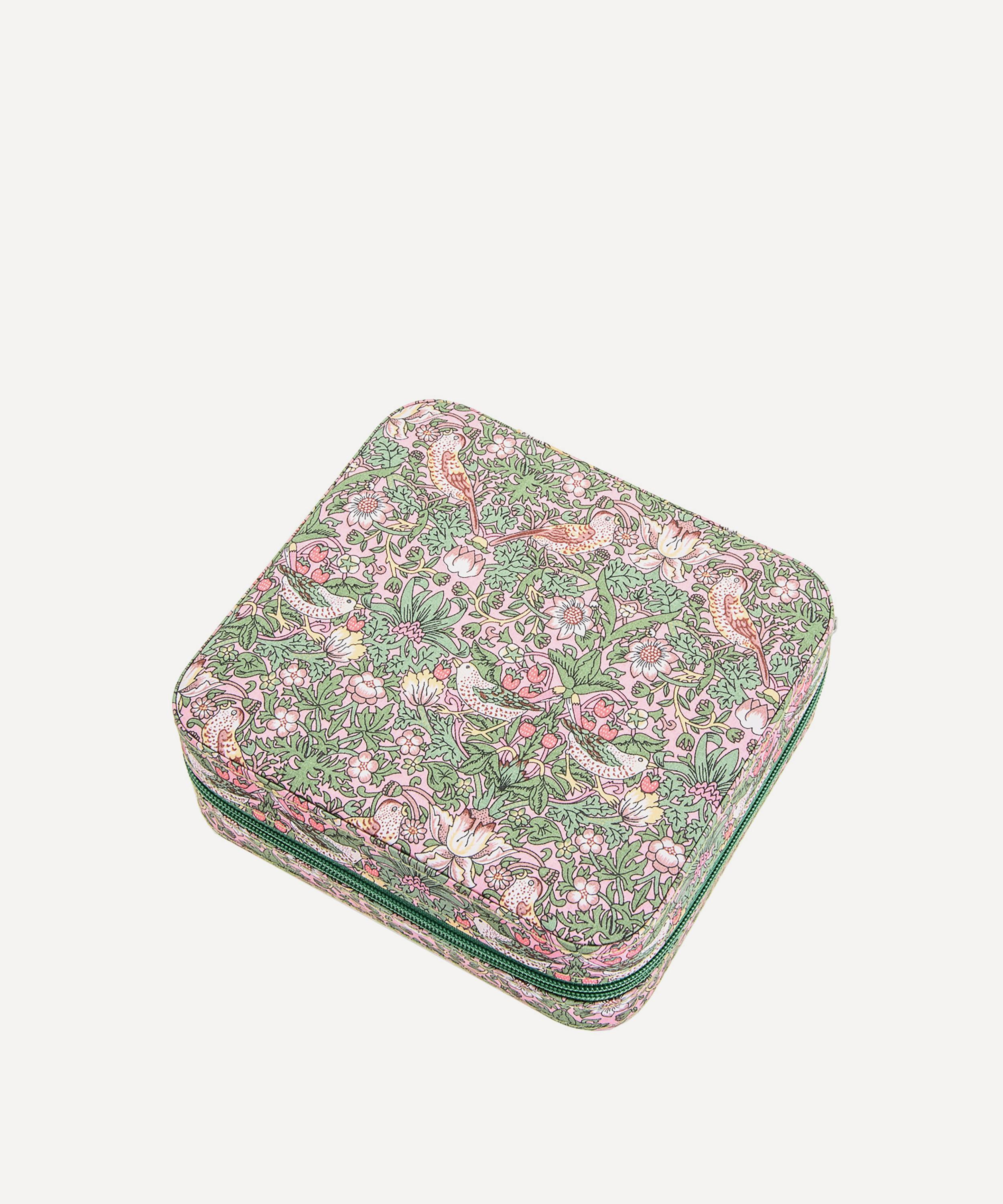 Bon Dep - Strawberry Thief Tana Lawn™ Cotton Zipped Jewellery Box