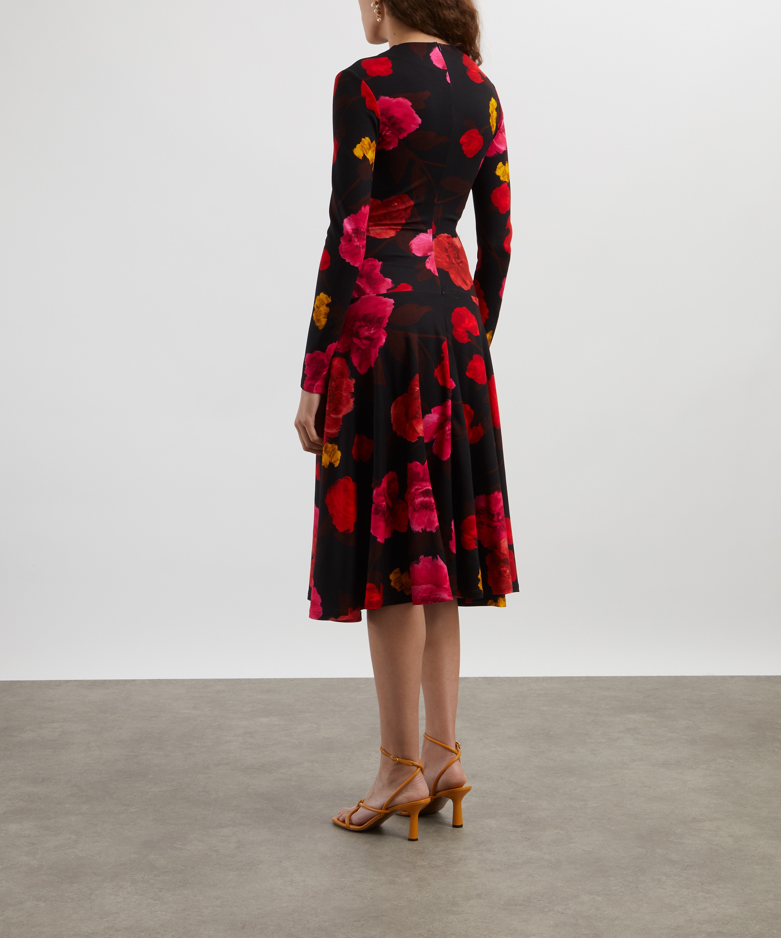 Erdem - Long Sleeve Midi Dress image number 3