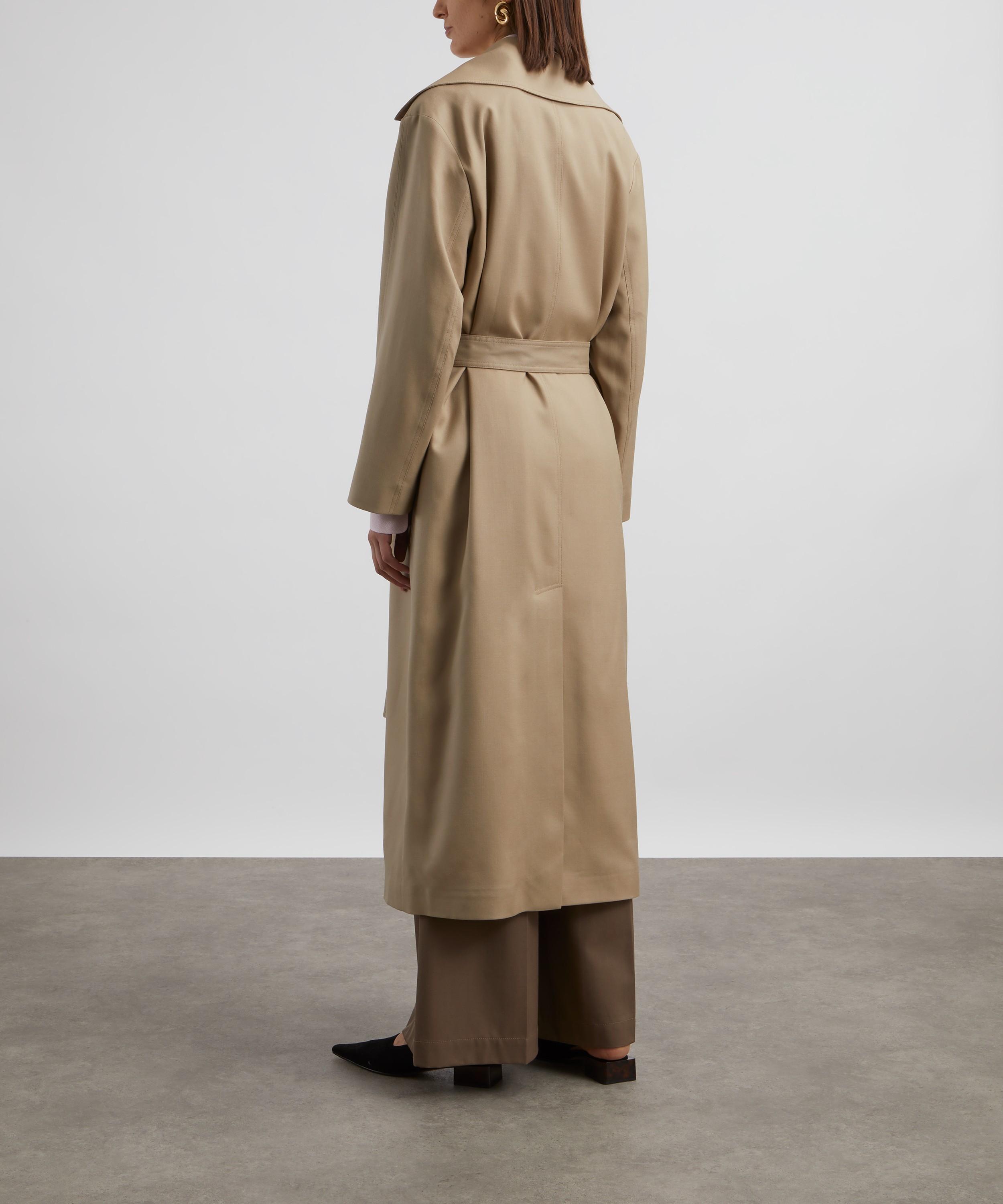 Róhe - Belted Trench with Double Collar image number 3