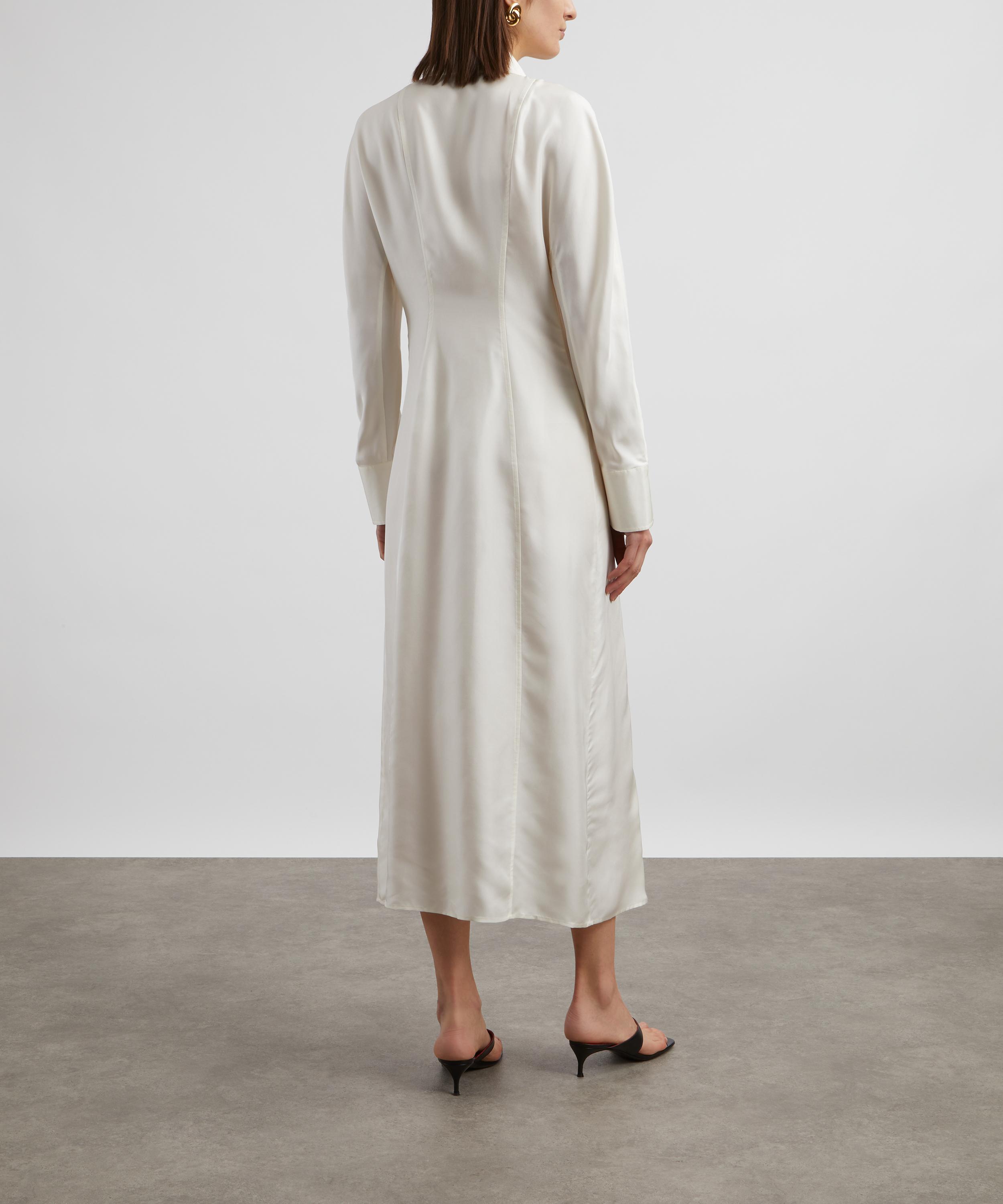 Róhe - Waisted Silk Shirt Dress image number 3