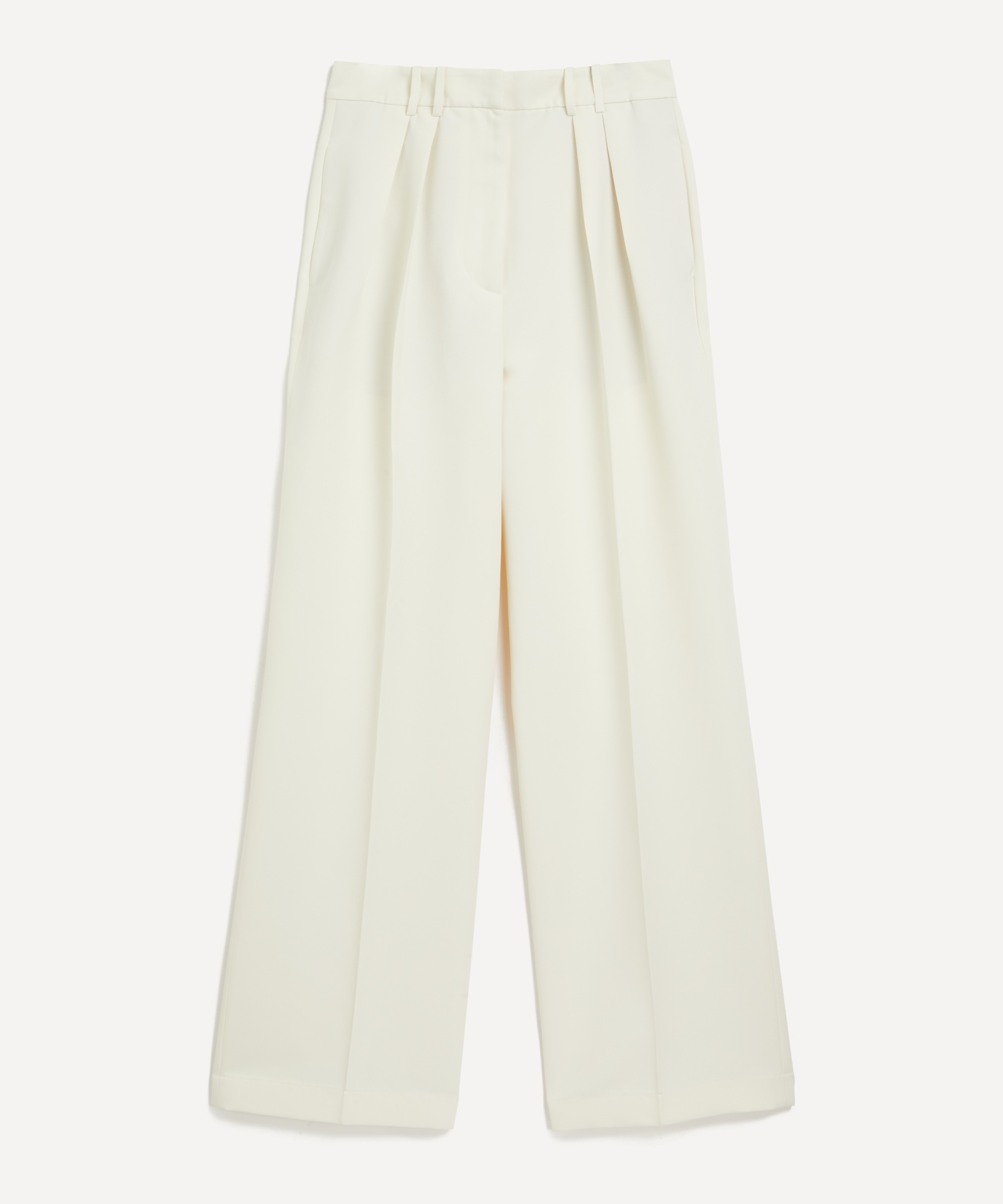 Róhe - Wide Leg Double Pleated Trousers image number 0