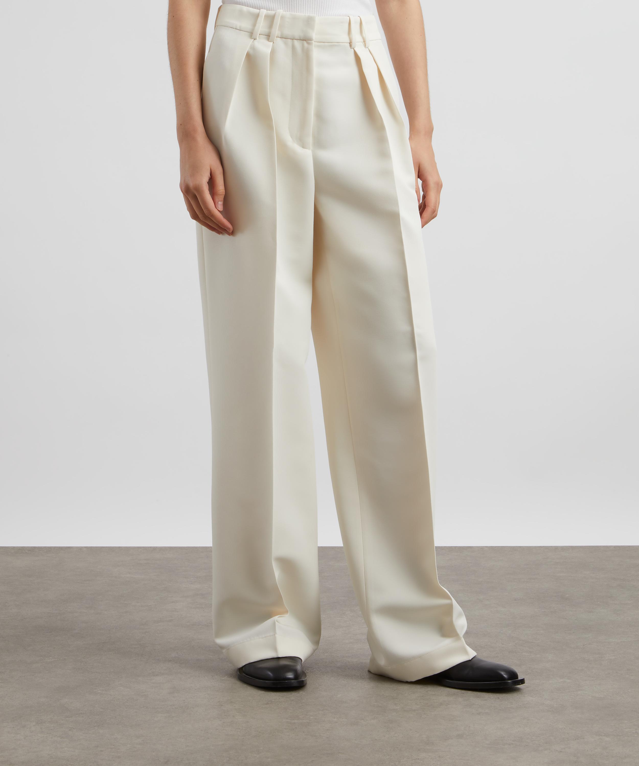 Róhe - Wide Leg Double Pleated Trousers image number 2