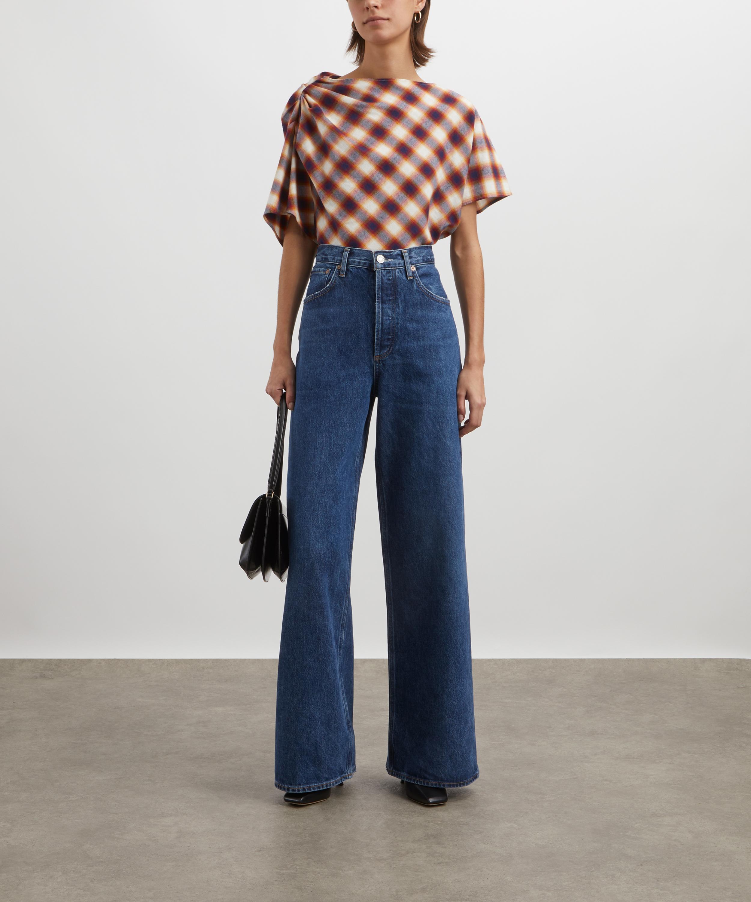 AGOLDE - Dame High Rise Wide Leg No Cuff Jeans in Enamour image number 1
