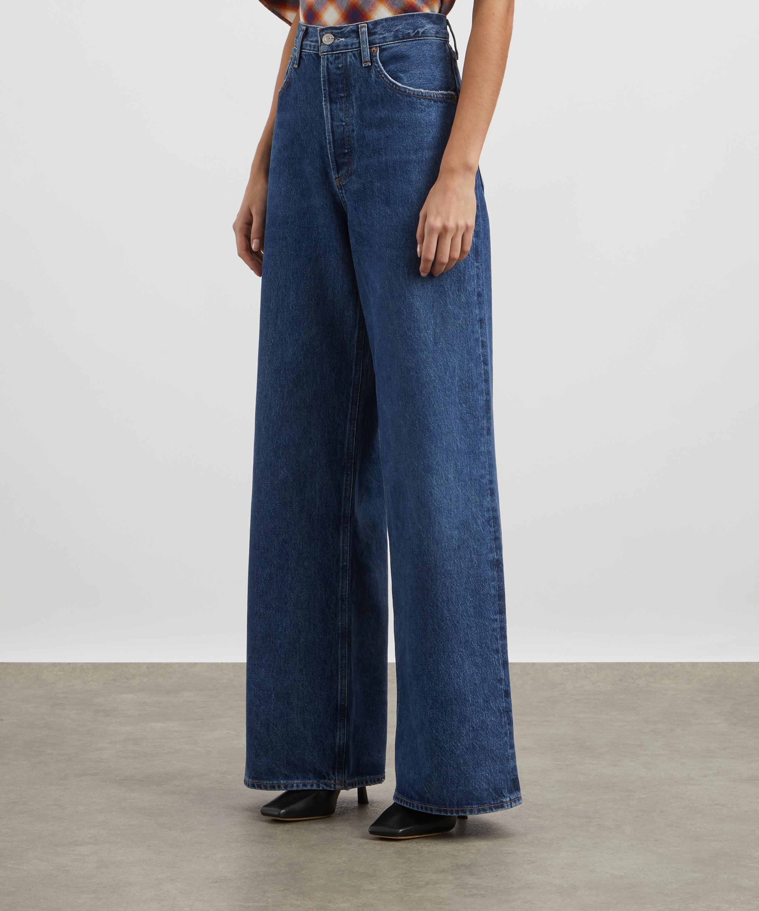 AGOLDE - Dame High Rise Wide Leg No Cuff Jeans in Enamour image number 2