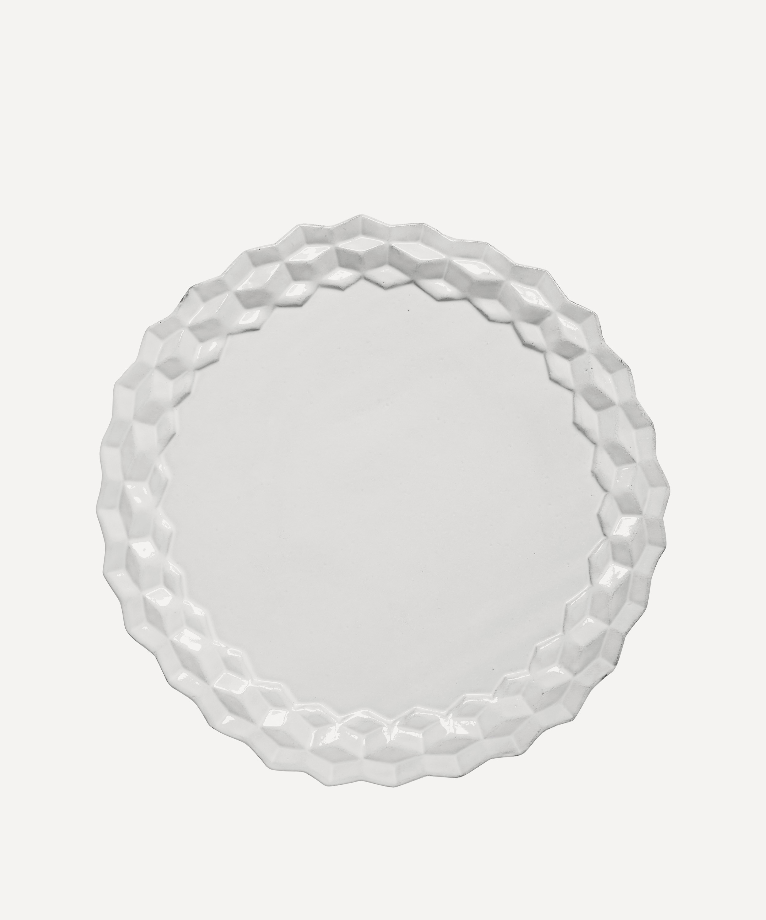 Astier de Villatte - Large Cube Dinner Plate image number 0