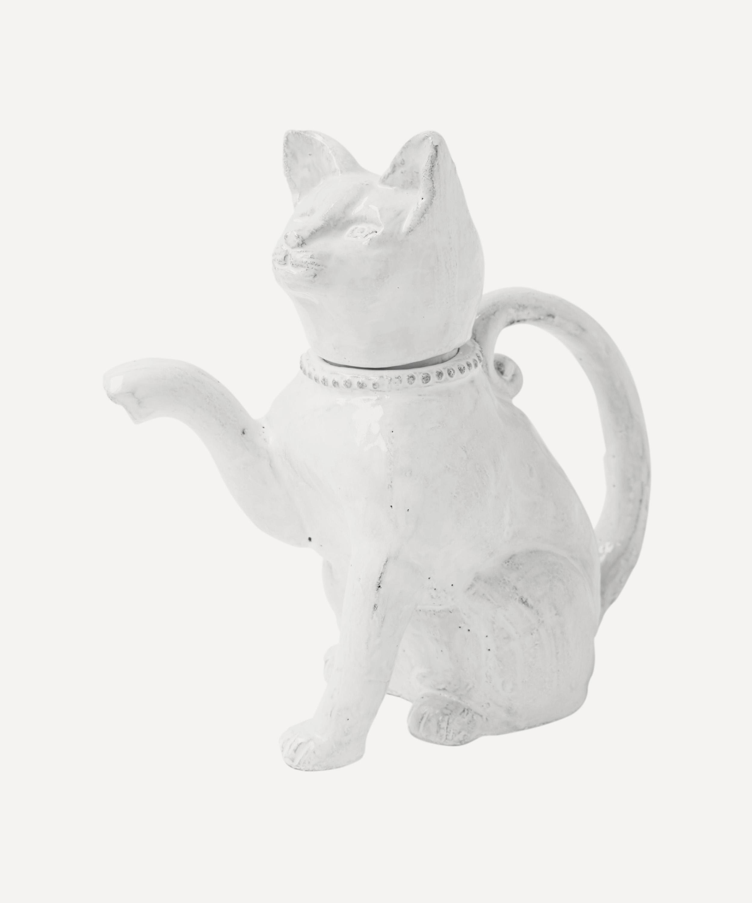 Astier de Villatte - Setsuko Small Cat Teapot image number 0