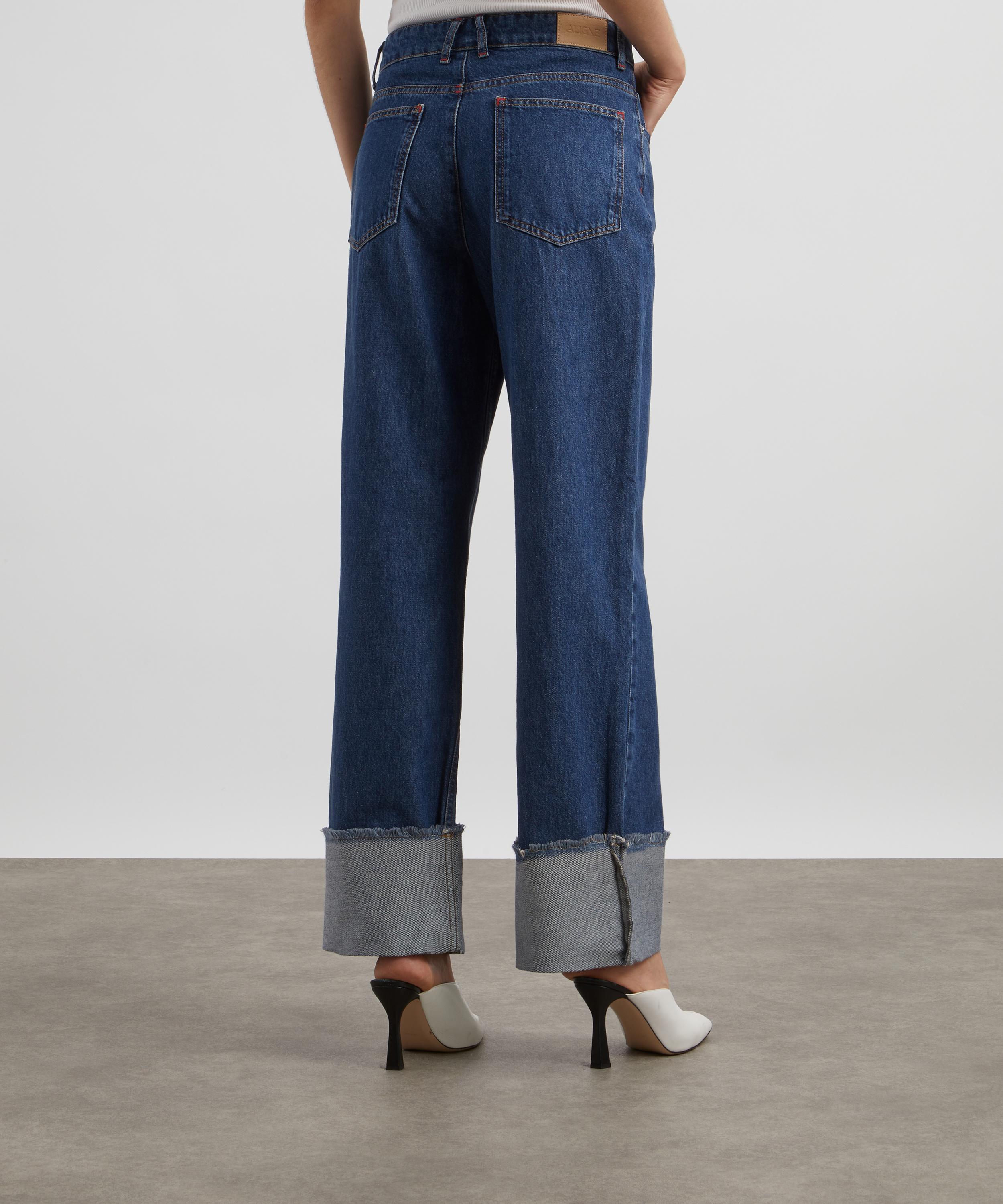 Aligne - Soy Turn Up Straight Leg Jeans image number 3