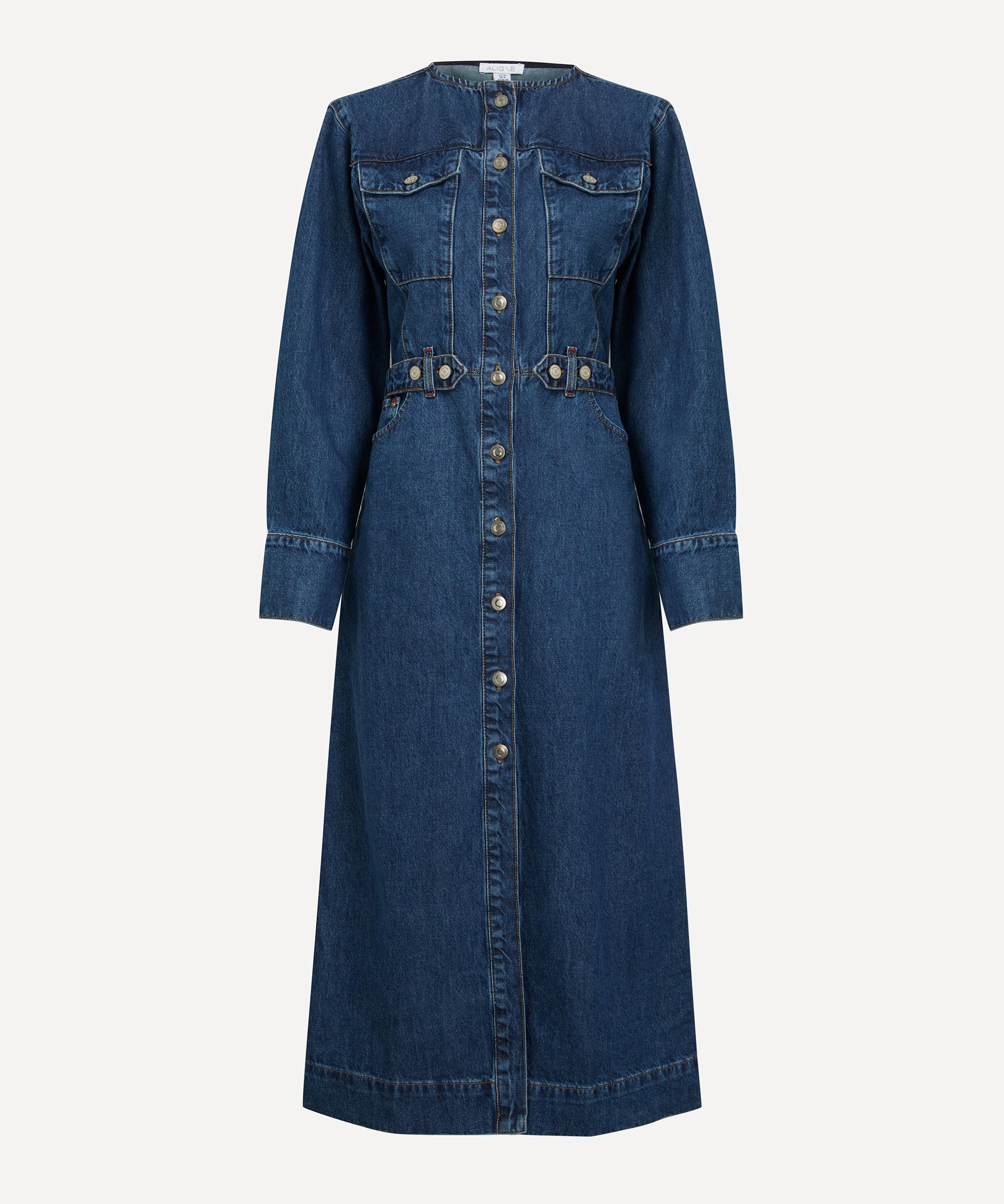 Aligne - Parsons Denim Midi Dress image number 0