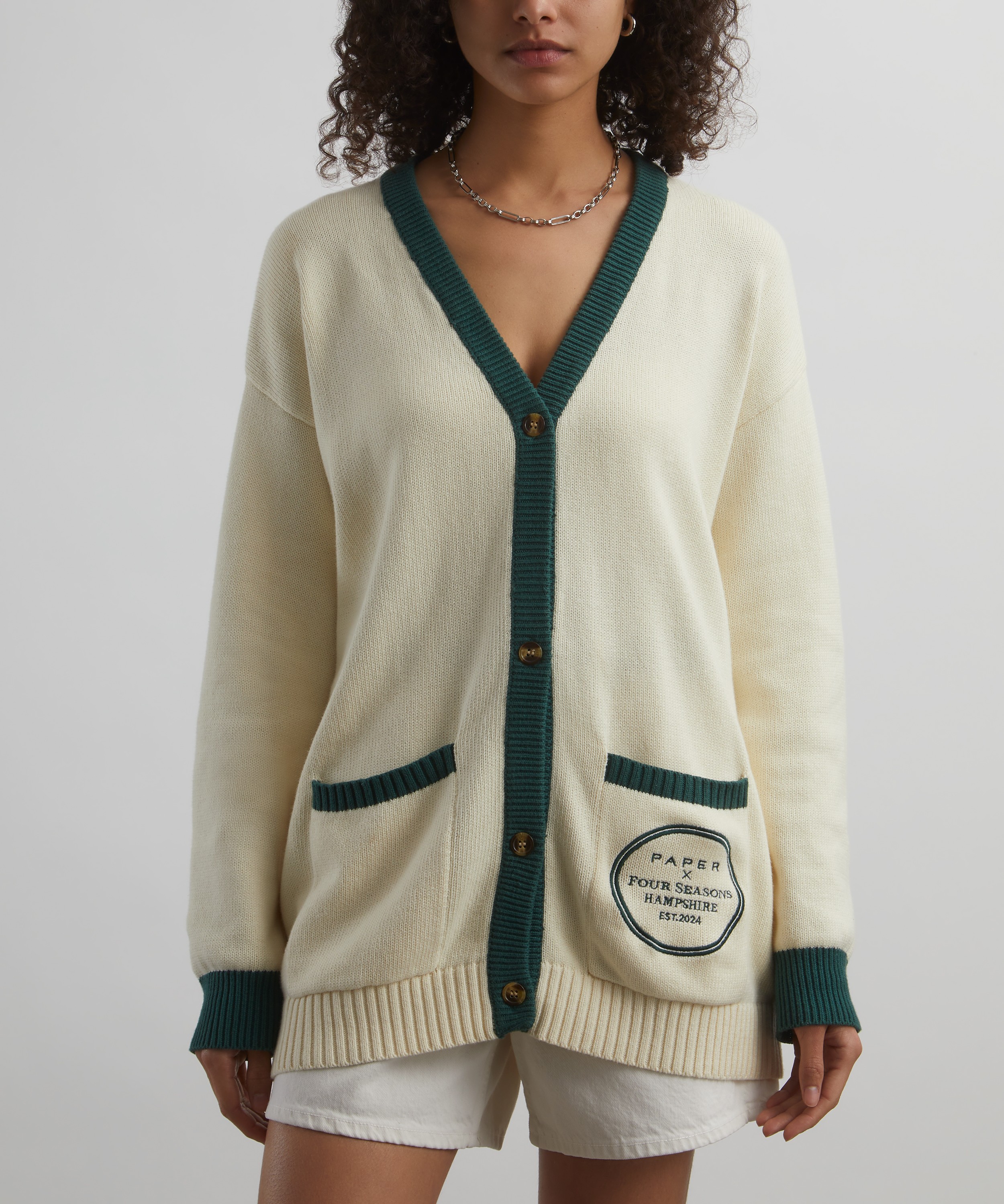 PAPER LONDON - Hampshire Relaxed Cardigan image number 2