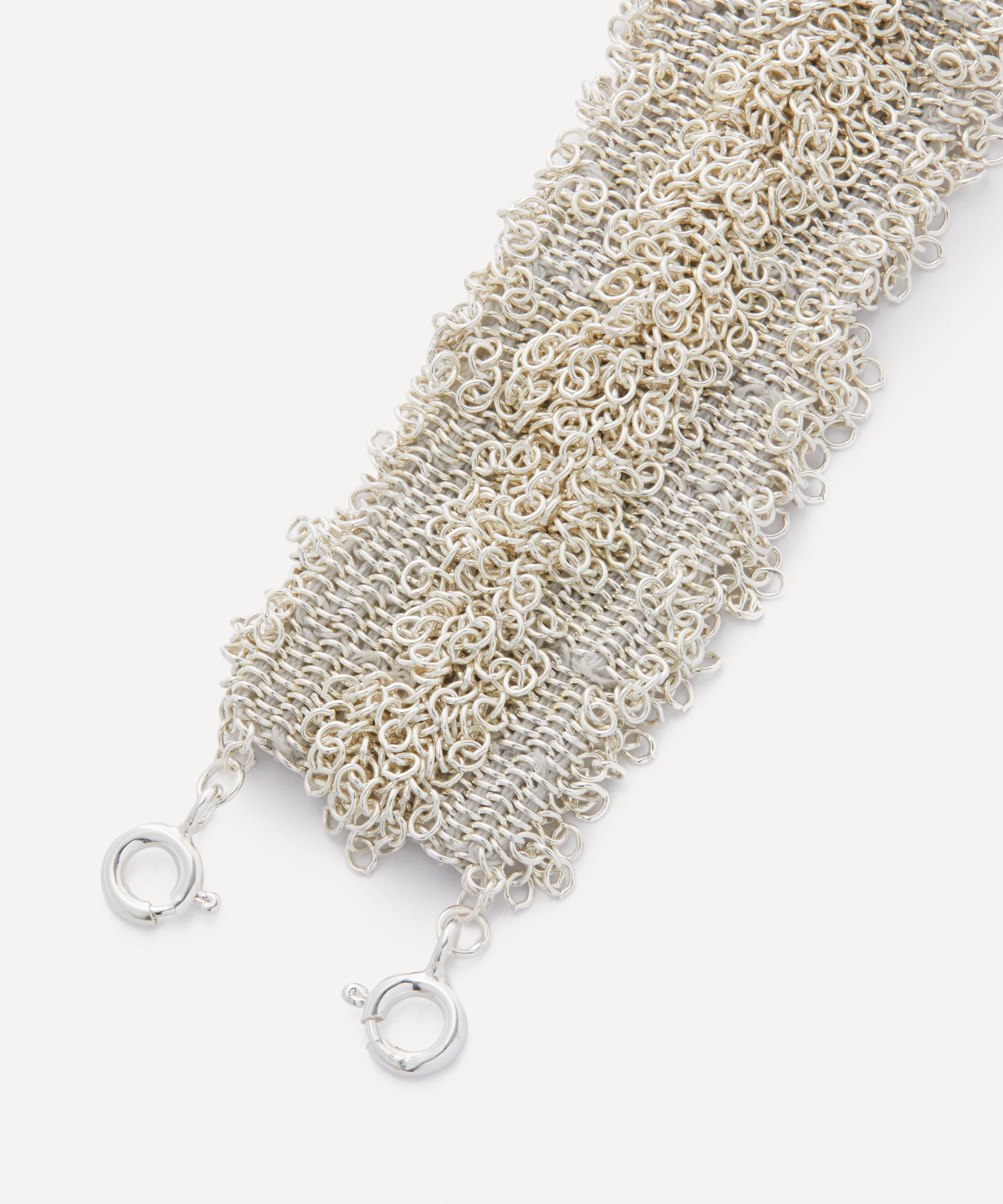 Stephanie Schneider - Sterling Silver Wide Woven Cuff Bracelet image number 2