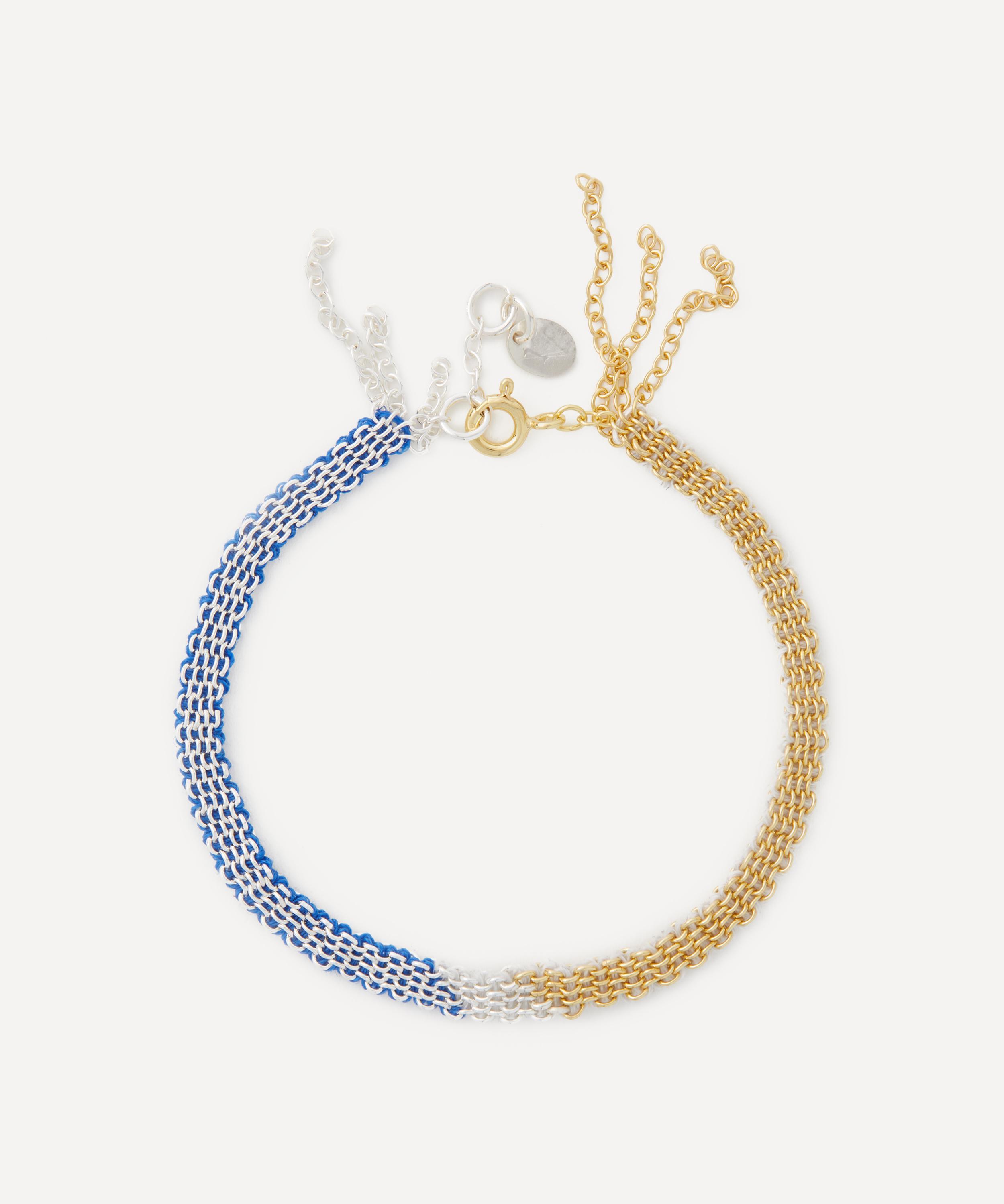 Stephanie Schneider - Gold-Plated Vermeil Silver Slim woven Chain Bracelet image number 0