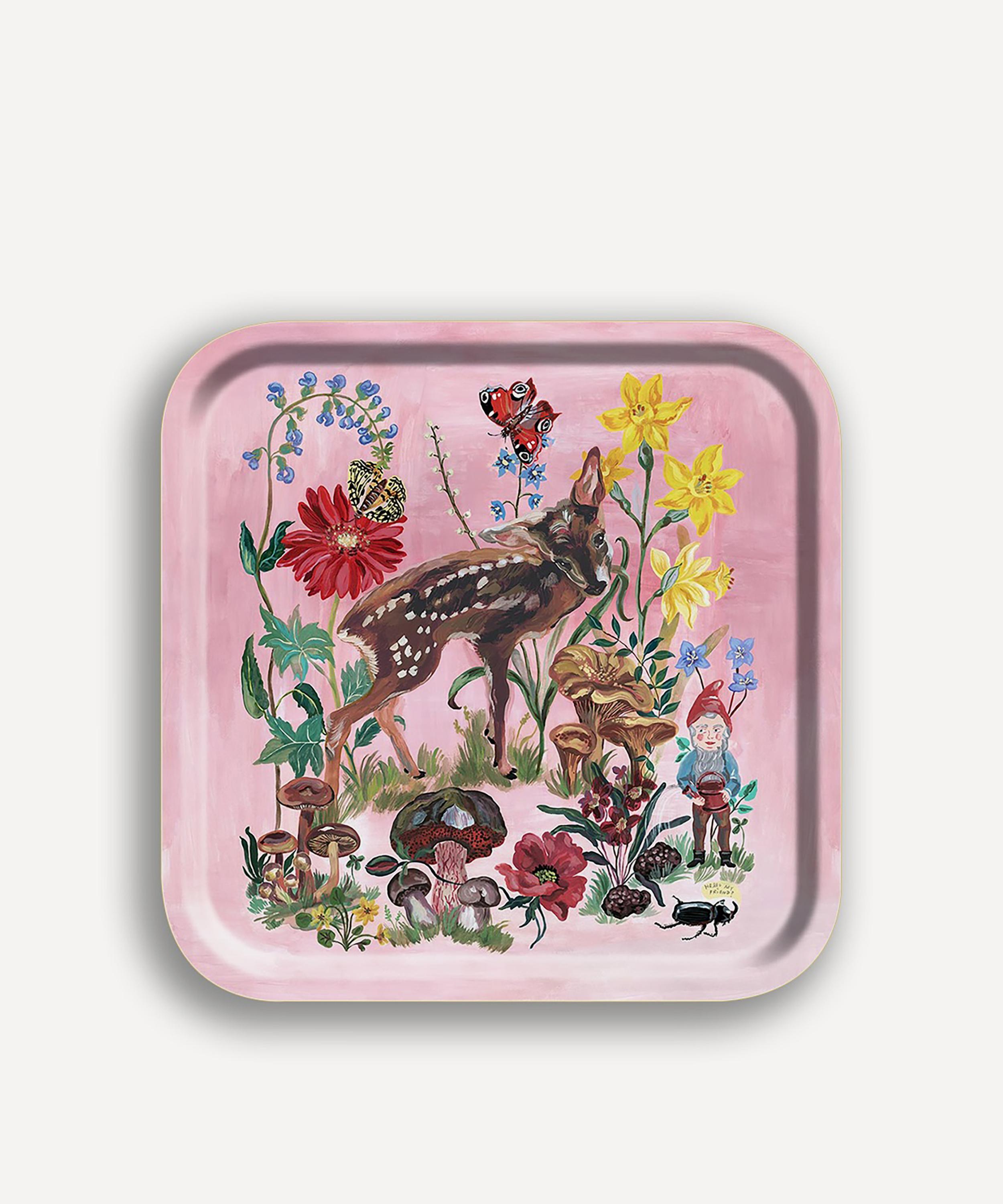 Avenida Home - Bambi Square Birch Wood Tray