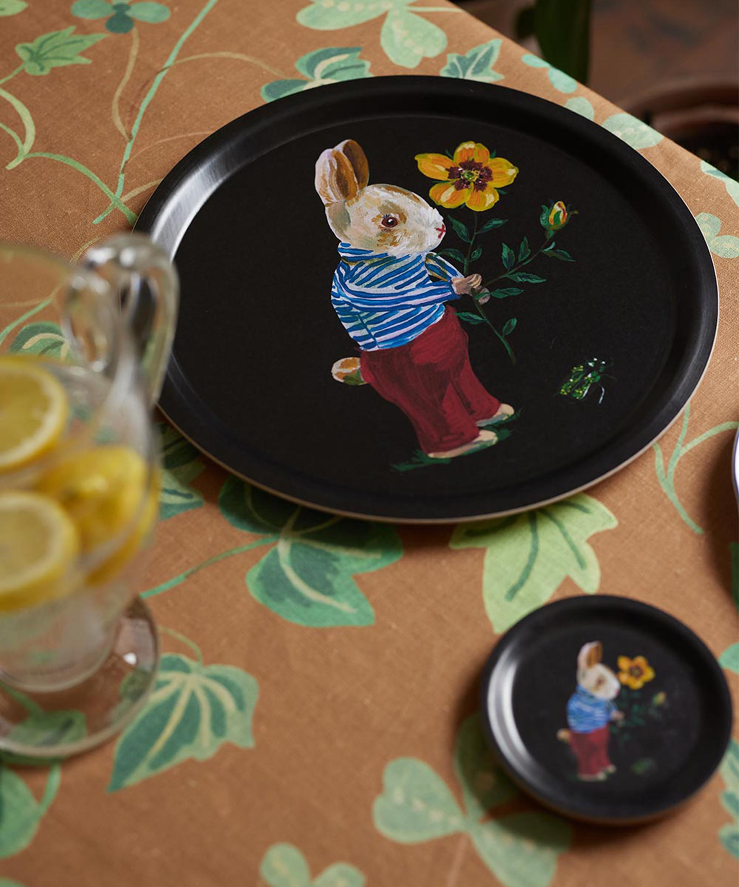 Avenida Home - Bunny Small Round Birch Tray image number 2