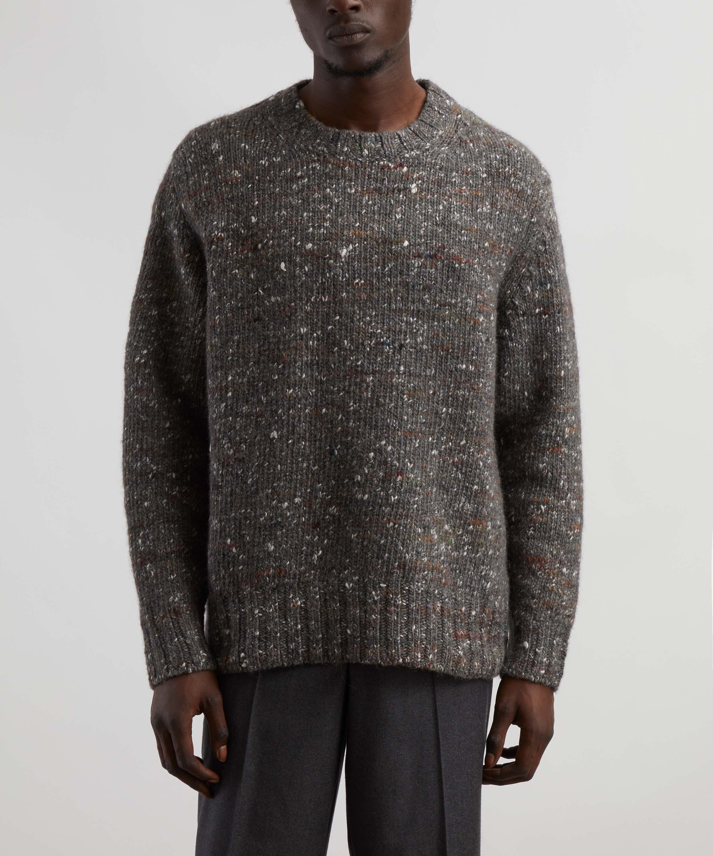 Róhe - Relaxed Mouline Knitted Crew Neck Jumper image number 2