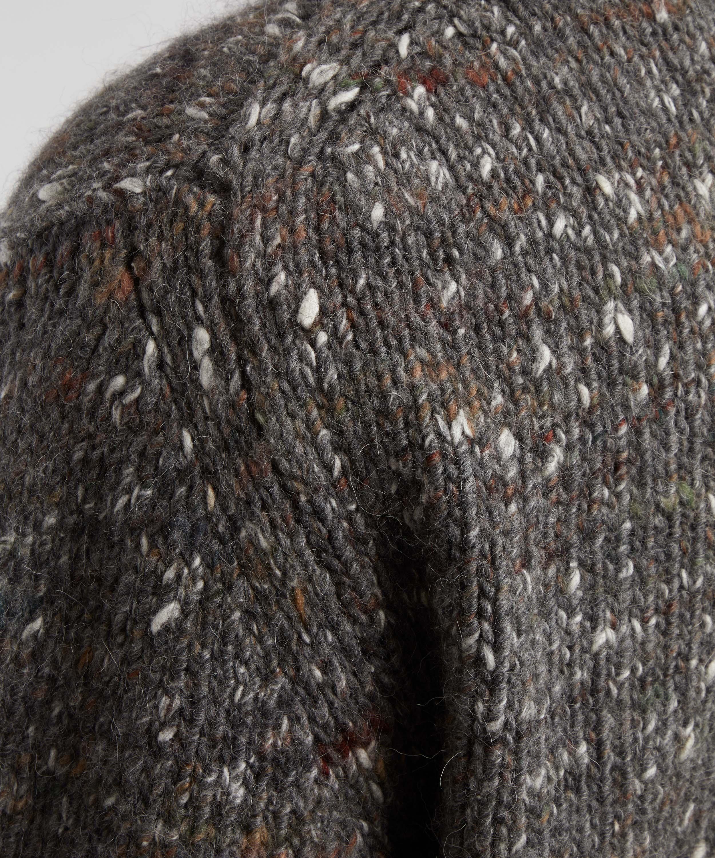 Róhe - Relaxed Mouline Knitted Crew Neck Jumper image number 4