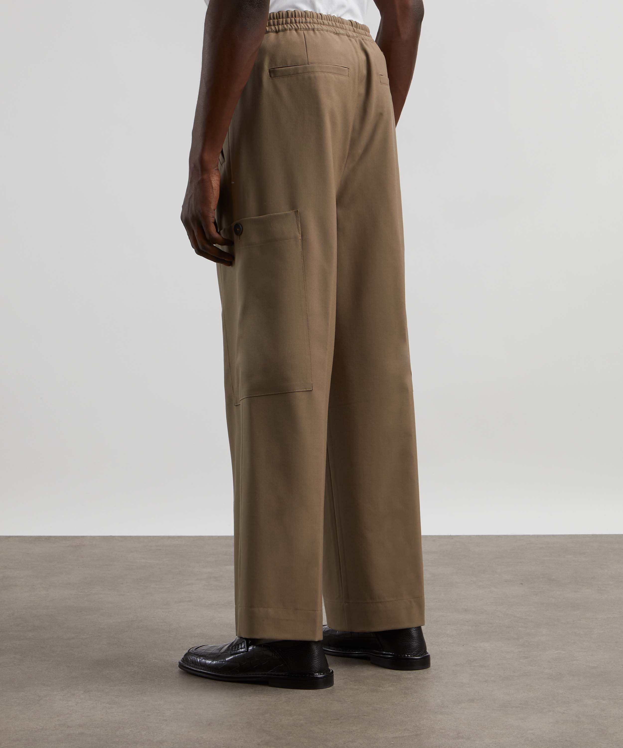 Róhe - Wide Leg Drawcord Cargo Trousers image number 3