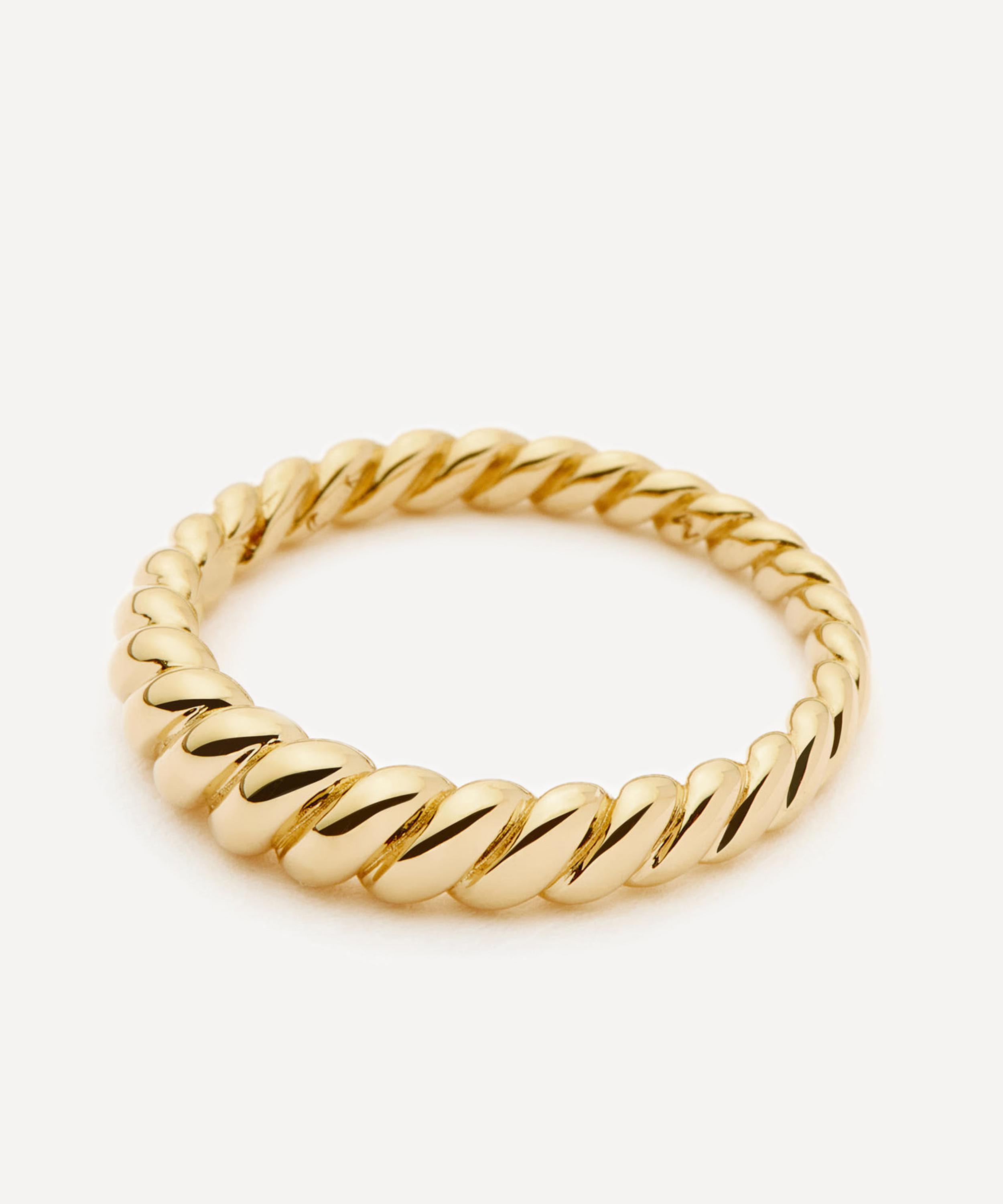 Missoma - 14ct Gold Fine Twisted Classic Ring image number 1