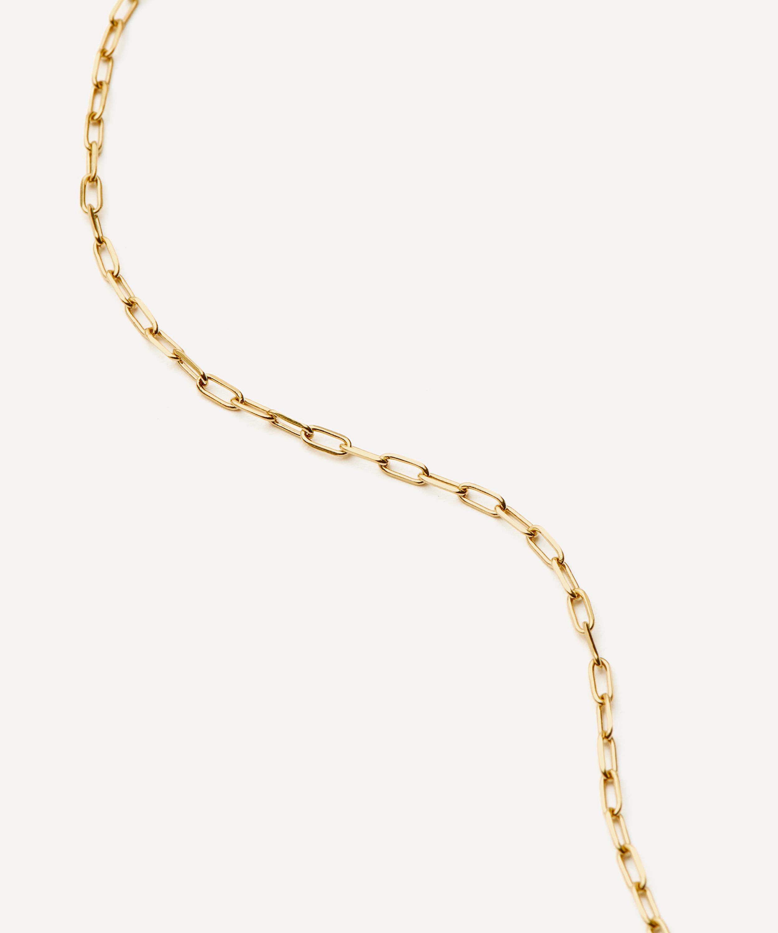 Missoma - 14ct Gold Fine Classic Paperclip Chain Necklace image number 2