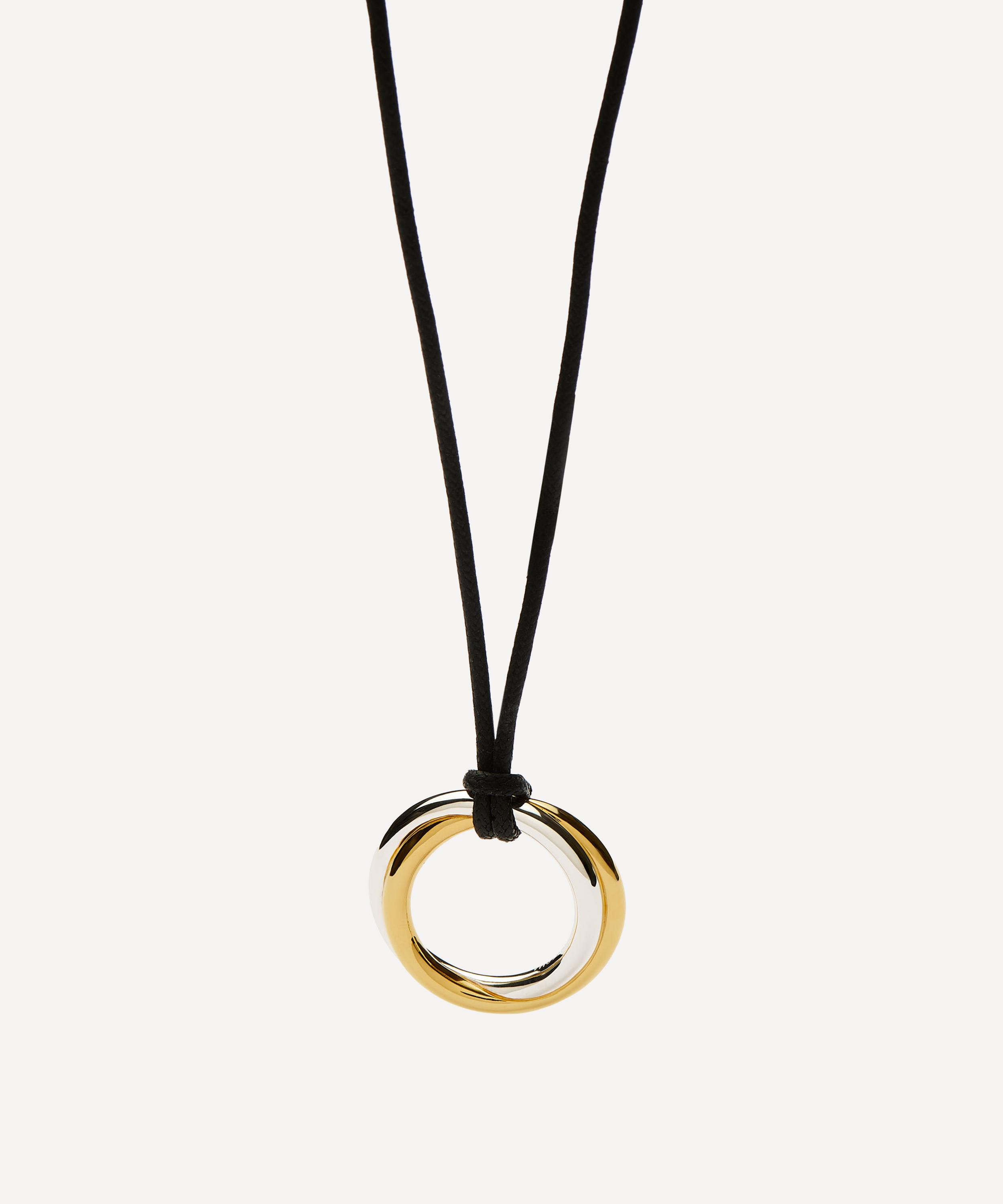 Missoma - X Lucy Williams Mixed Metal Entwine Pendant Necklace image number 1
