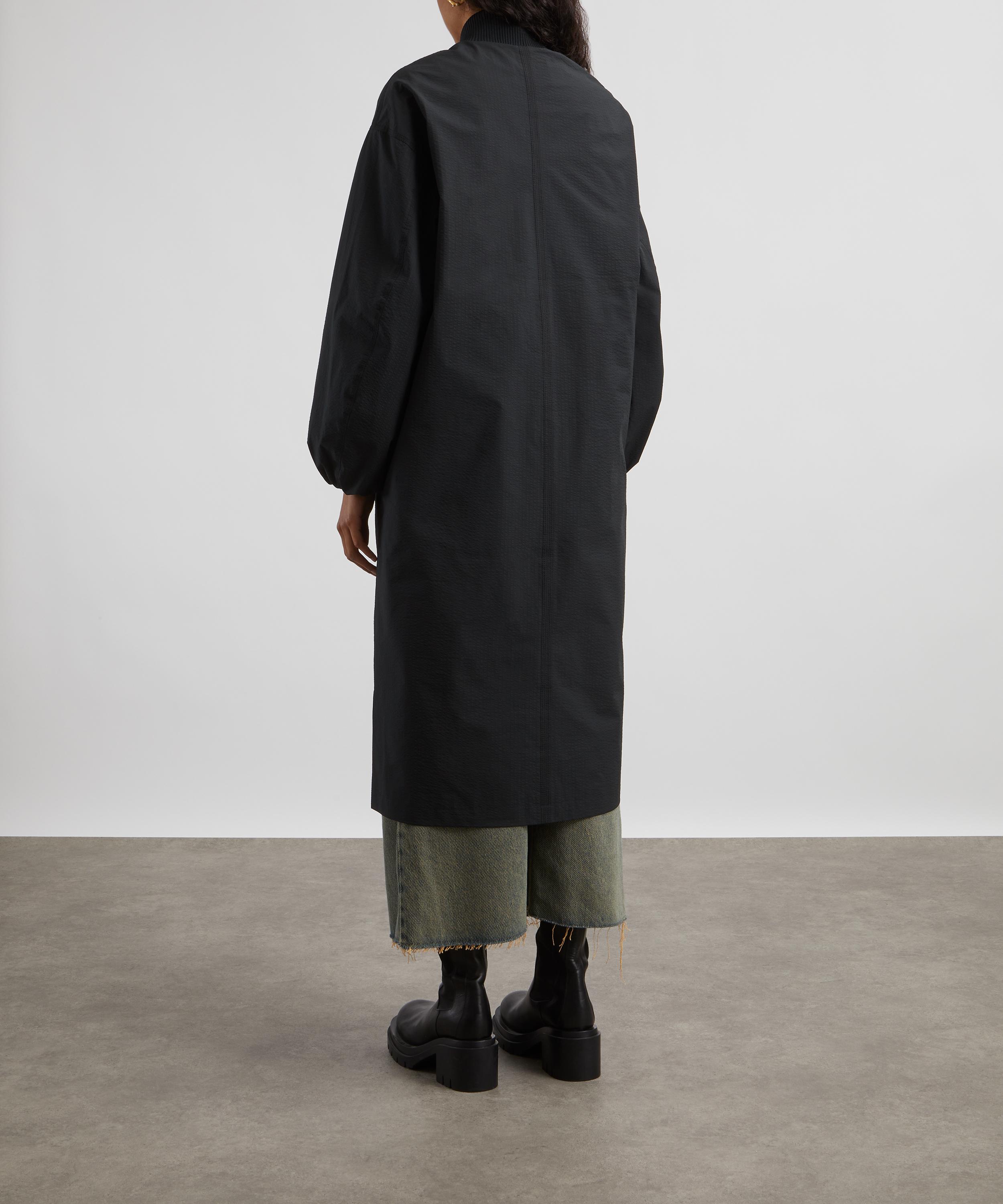 Ganni - Tech Seersucker Oversized Shell Coat image number 4