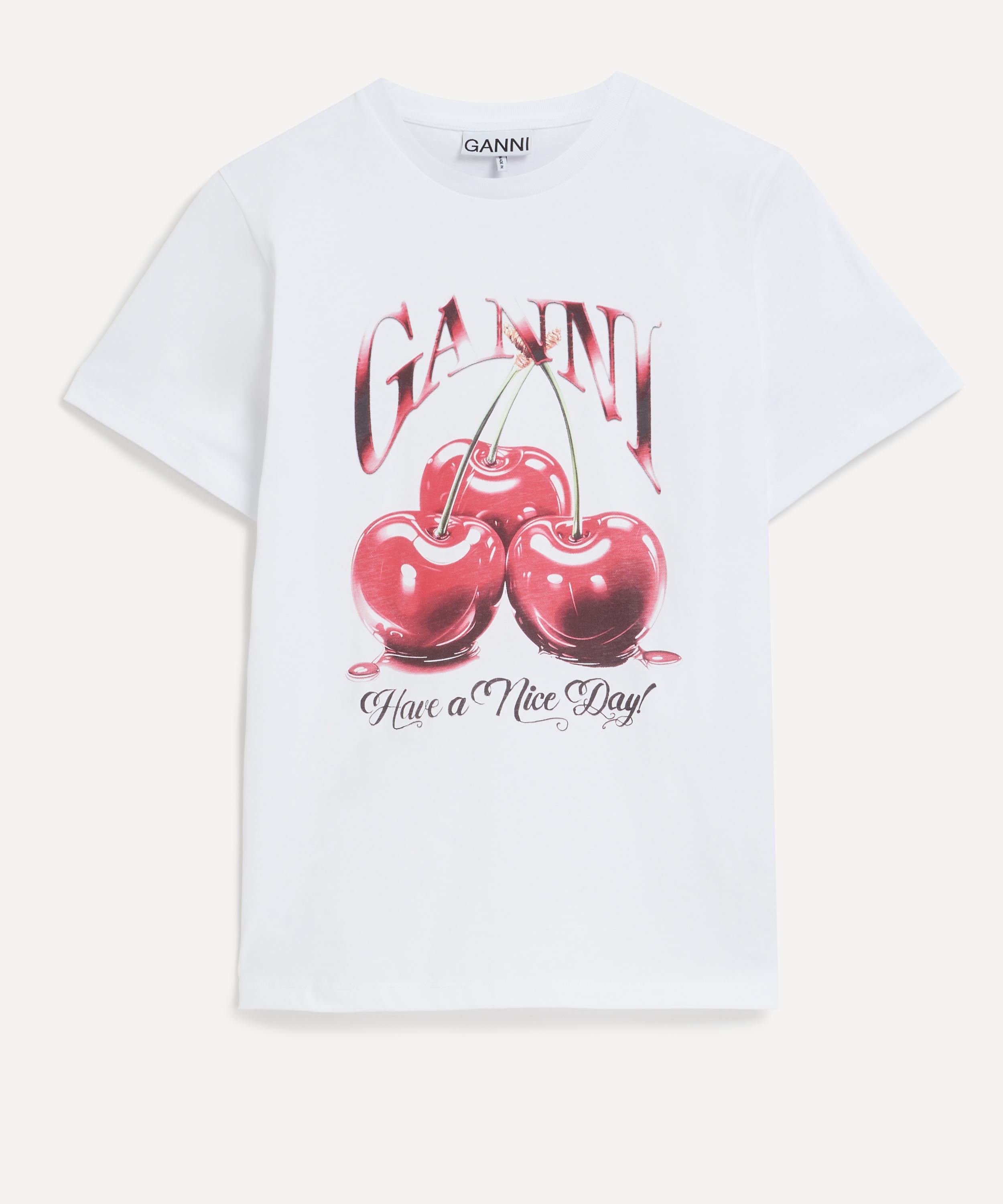 ガニー GANNI GANNI 半袖 Tシャツ Basic jersey Relaxed T