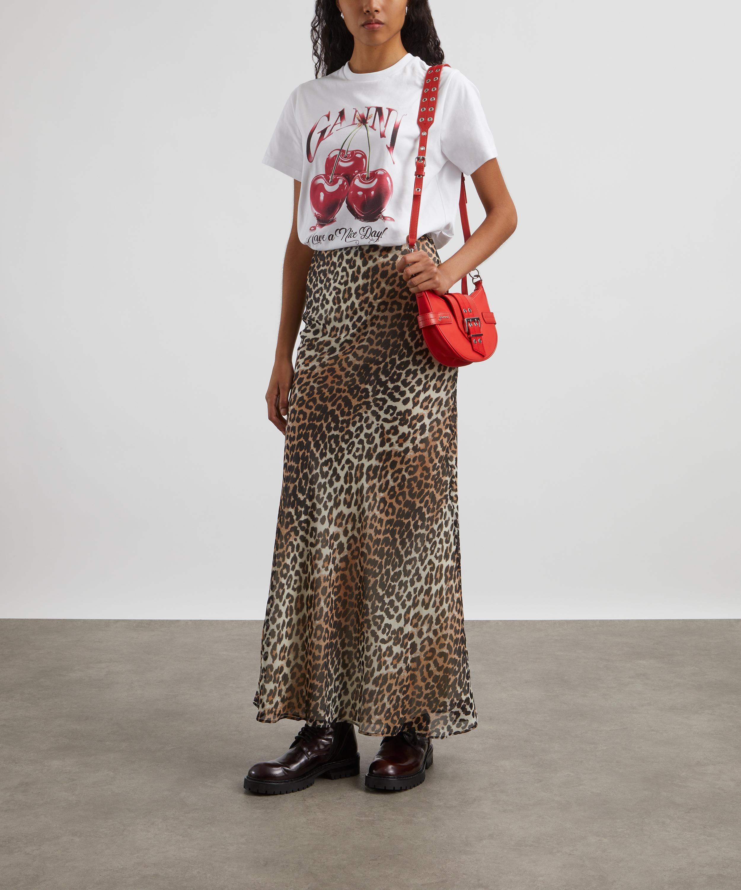 Ganni Basic Jersey Cherry Relaxed T-shirt | Liberty