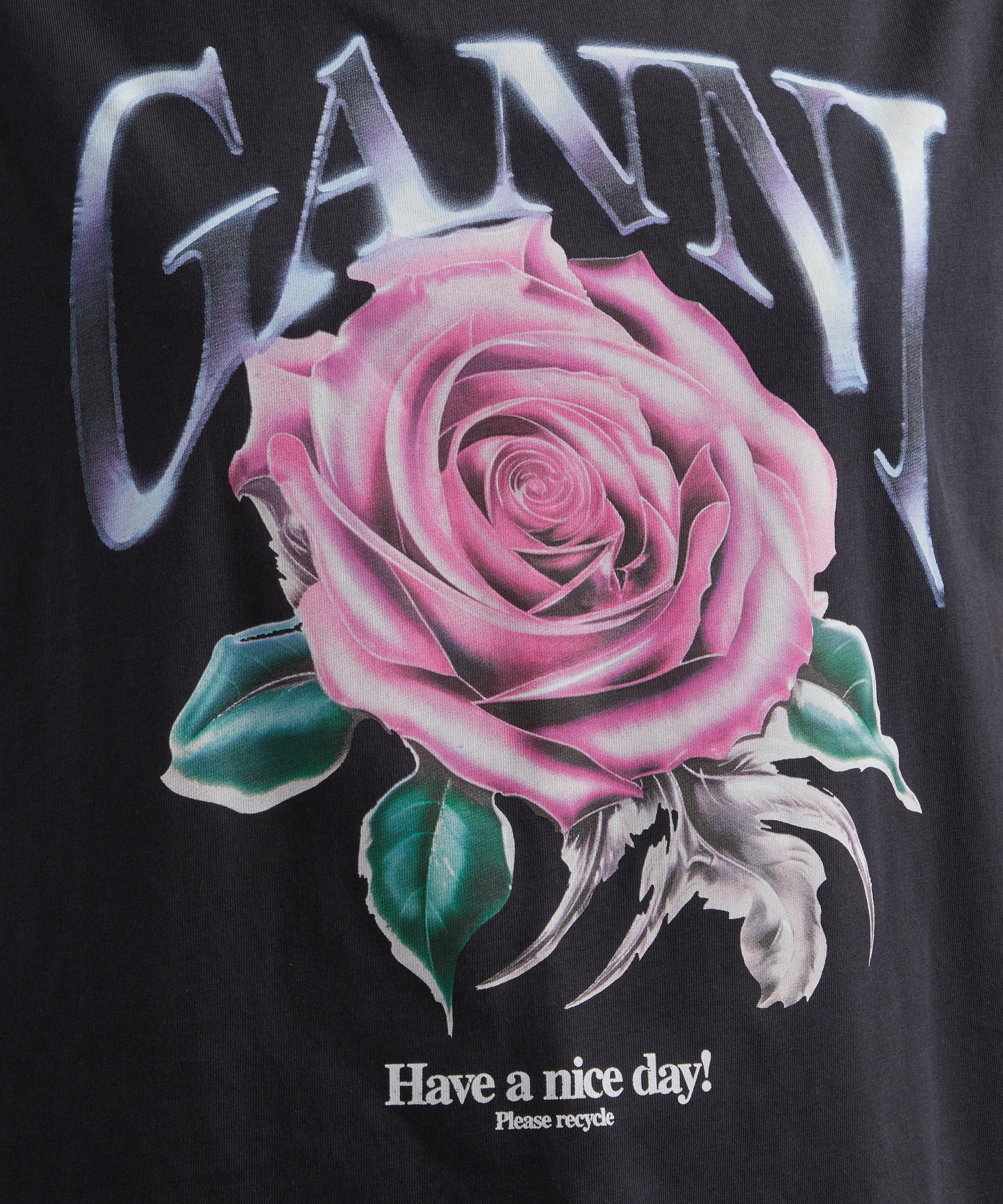 Ganni - Basic Jersey Rose Relaxed T-shirt image number 4