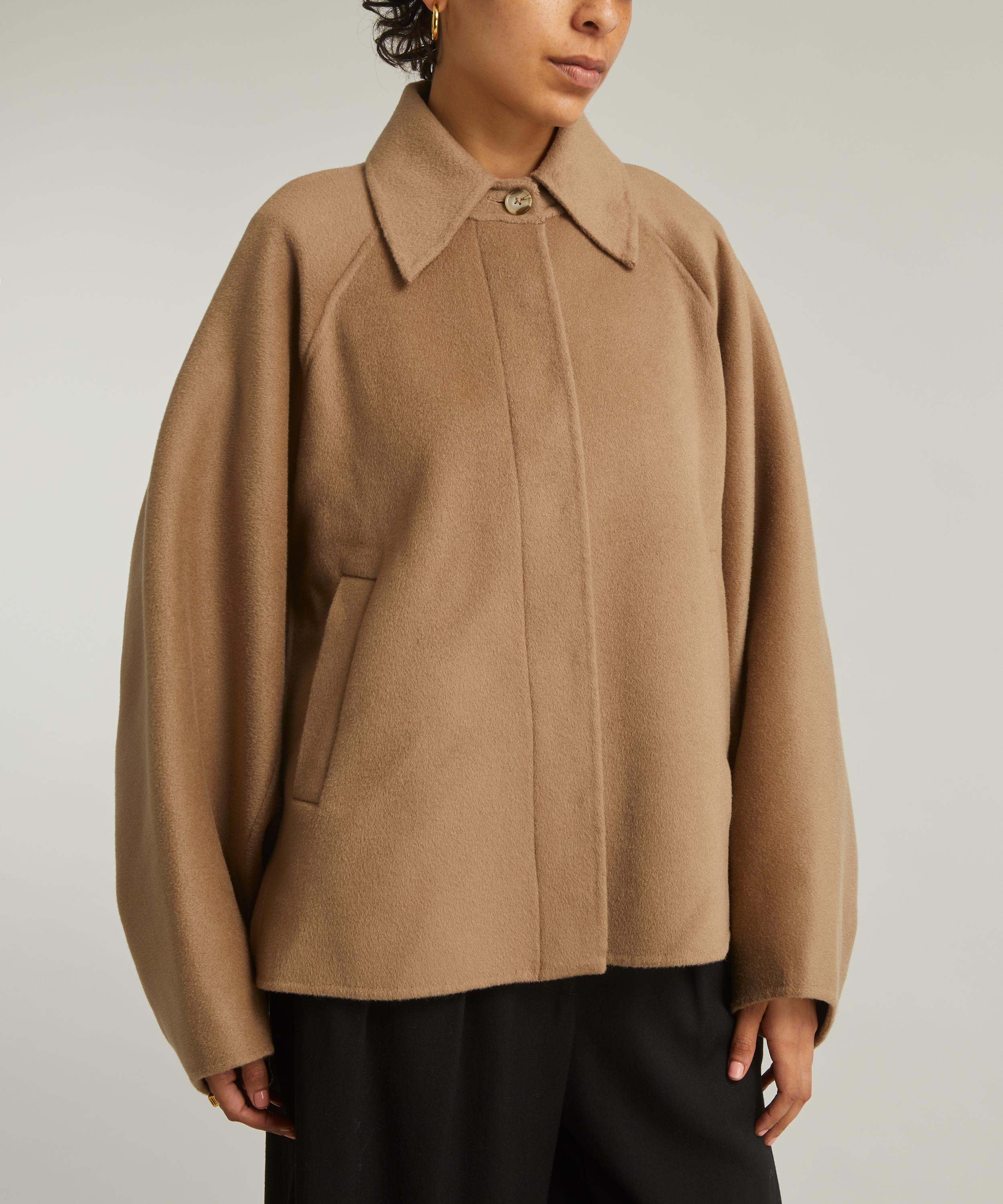 Loulou Studio - Camila Short Wool-Cashmere Coat image number 2