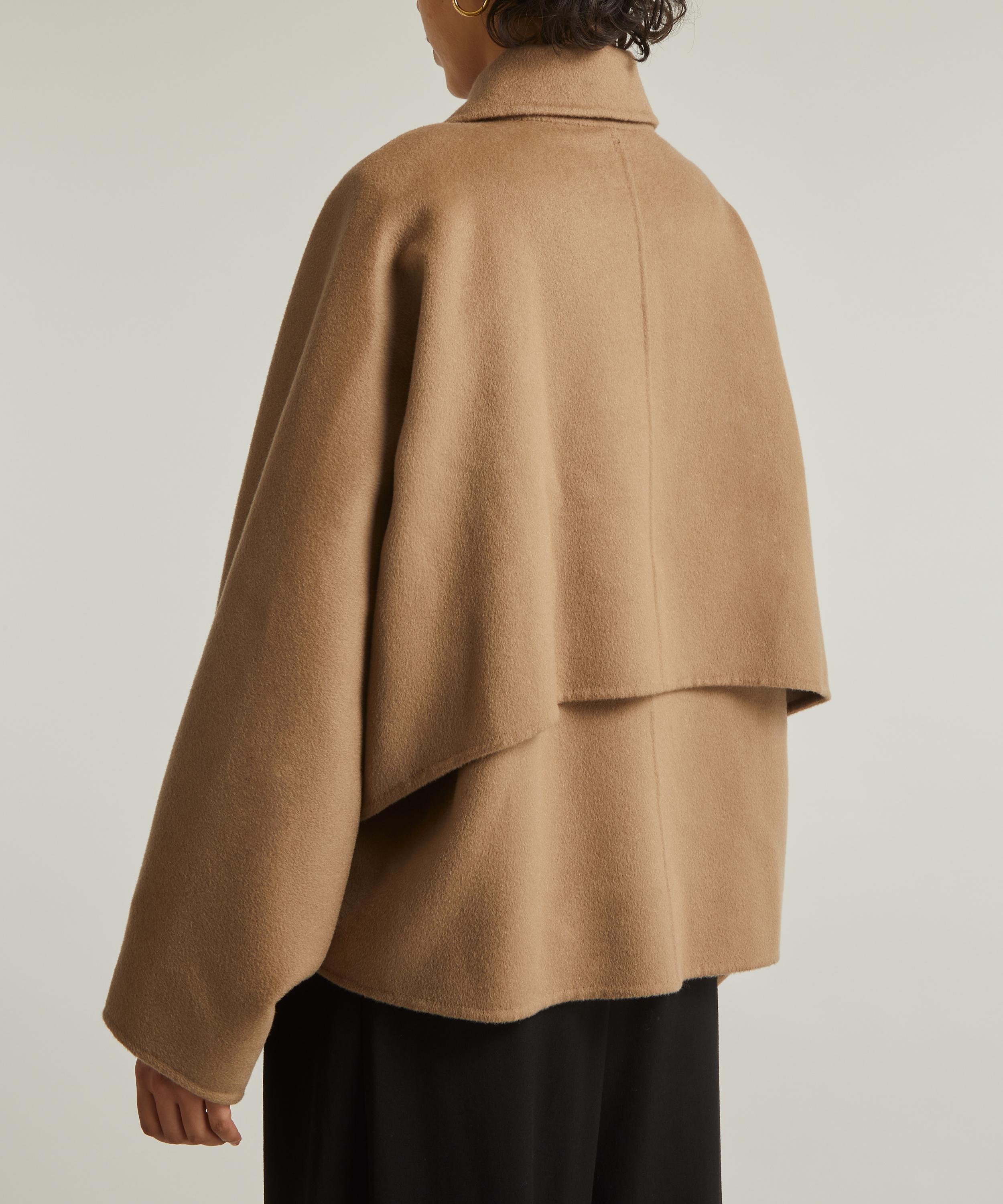 Loulou Studio - Camila Short Wool-Cashmere Coat image number 3