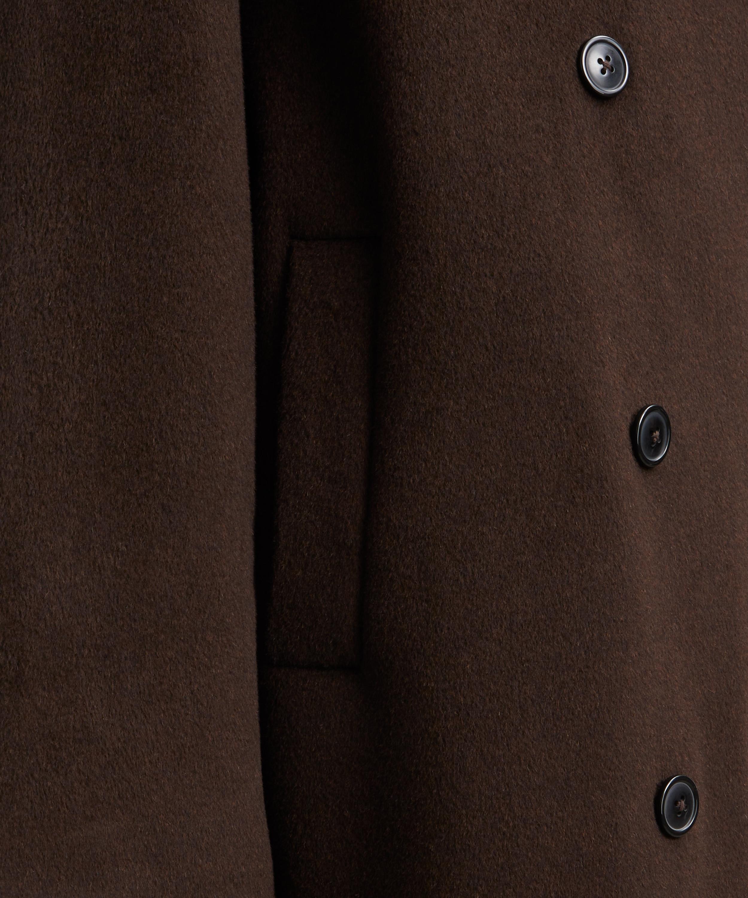 Loulou Studio - Borneo Choco Wool-Cashmere Coat image number 4