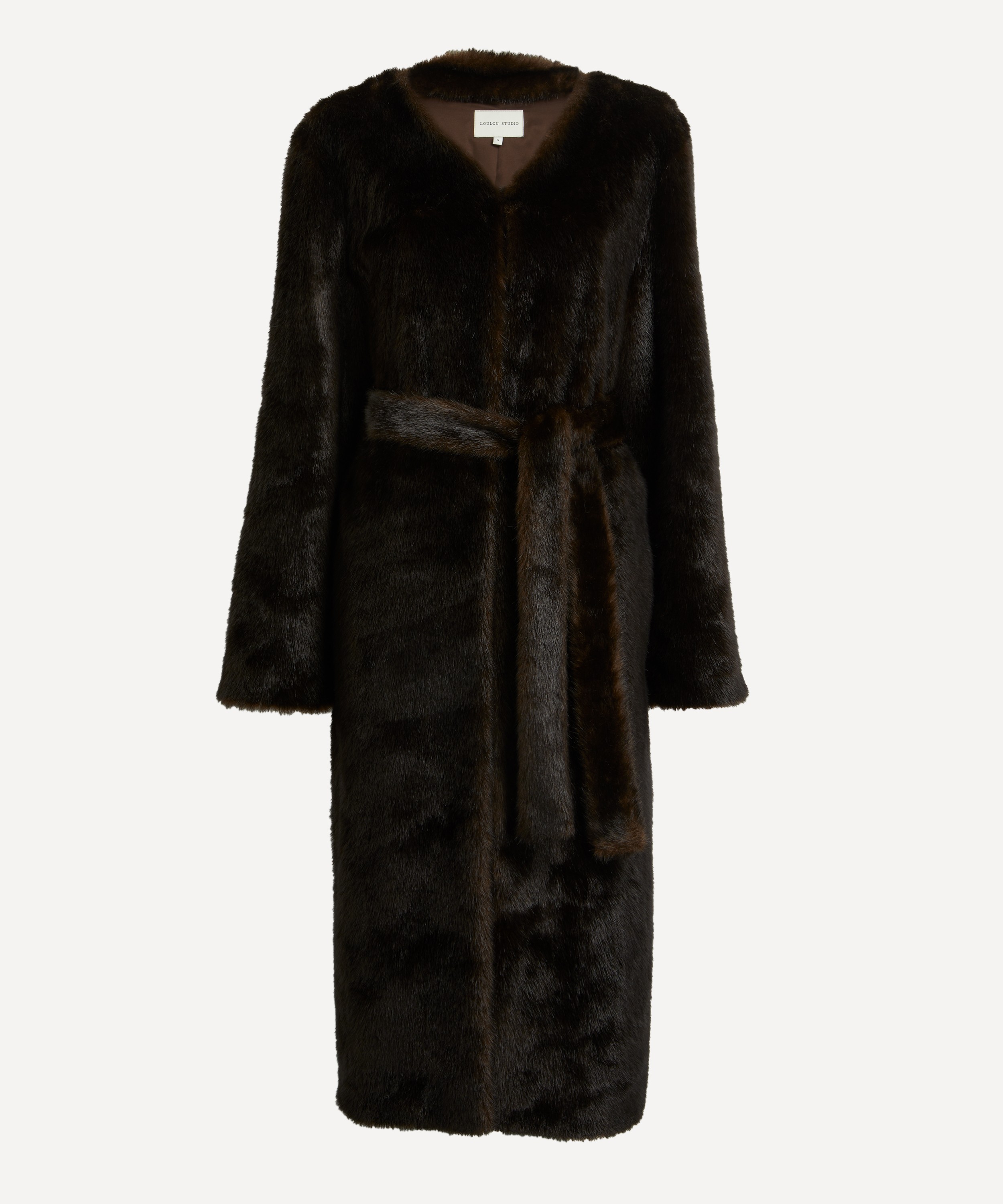 Loulou Studio - Aritao Grizzly Fur Coat image number 0