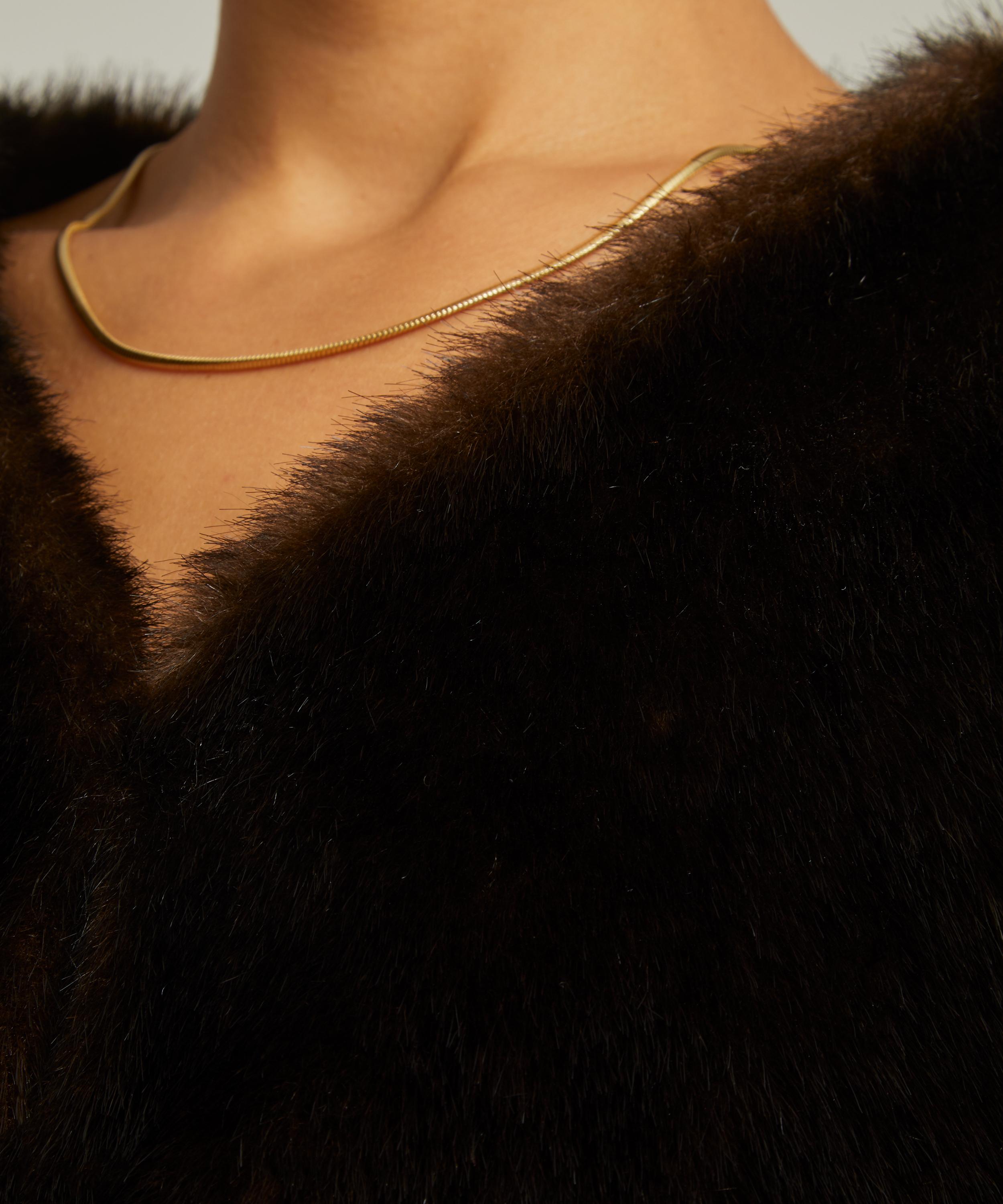 Loulou Studio - Aritao Grizzly Fur Coat image number 4