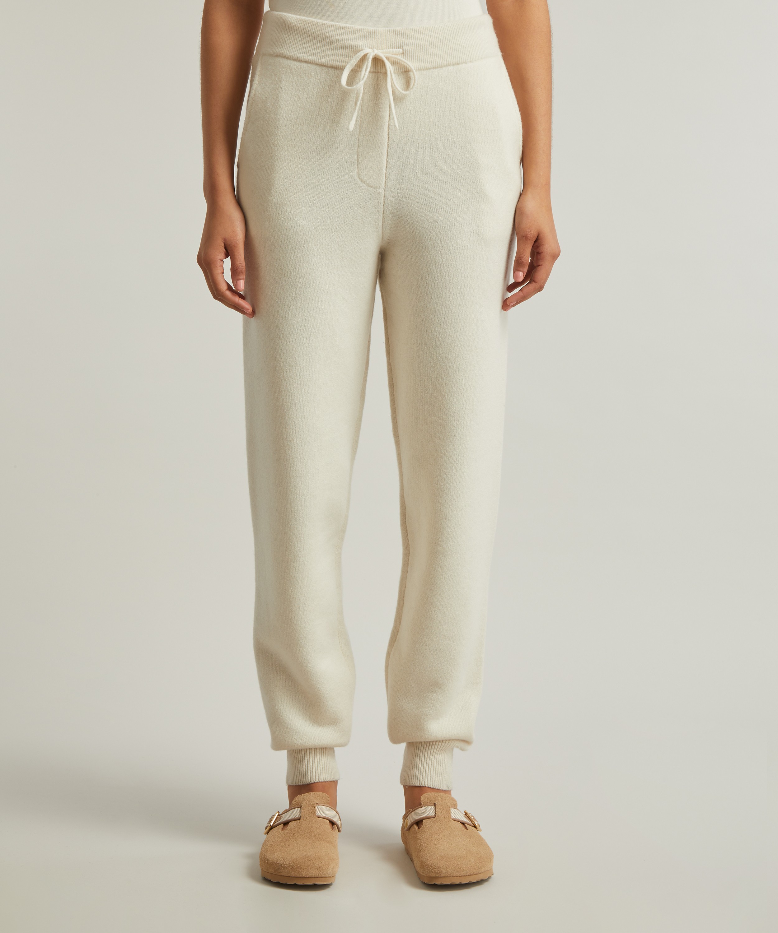 Loulou Studio - Hespero Cashmere French Terry Trousers image number 2